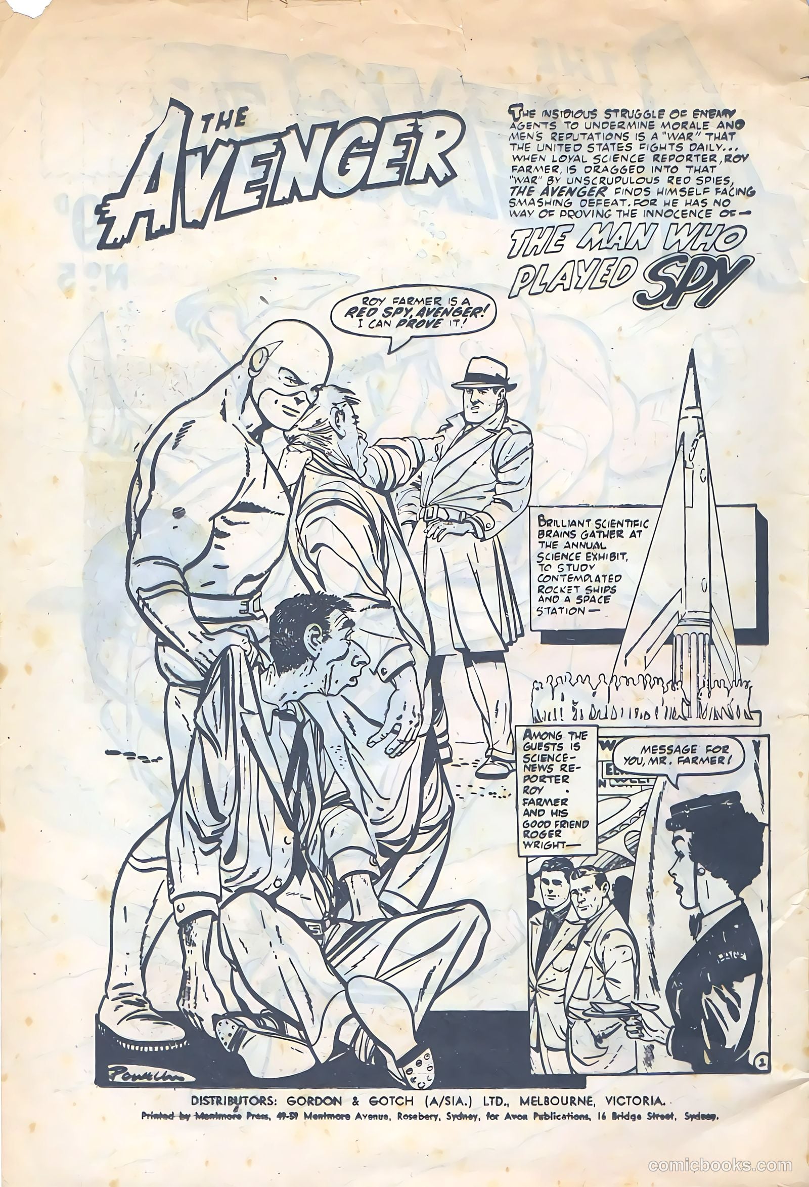 The Avenger #5 (1955) — page 2 of 24