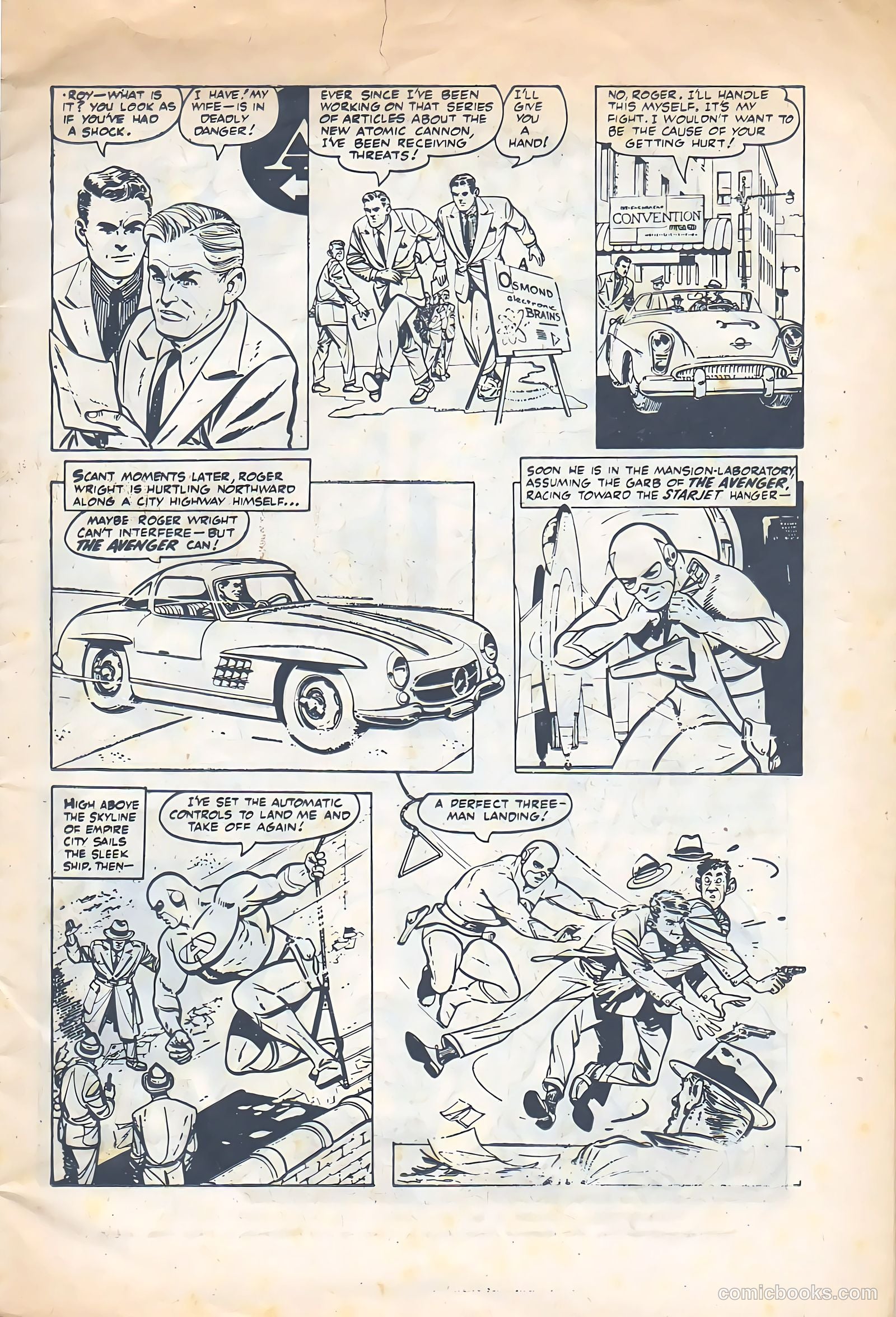 The Avenger #5 (1955) — page 3 of 24