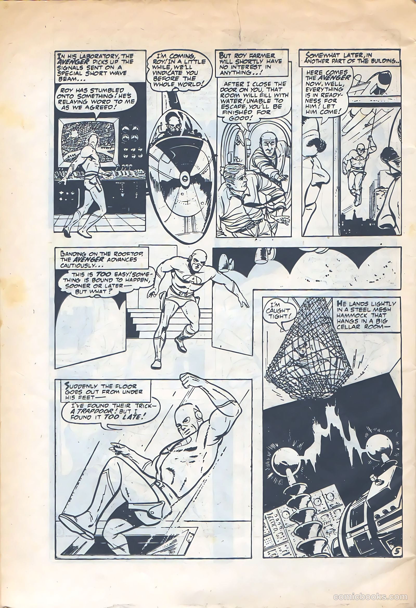 The Avenger #5 (1955) — page 6 of 24