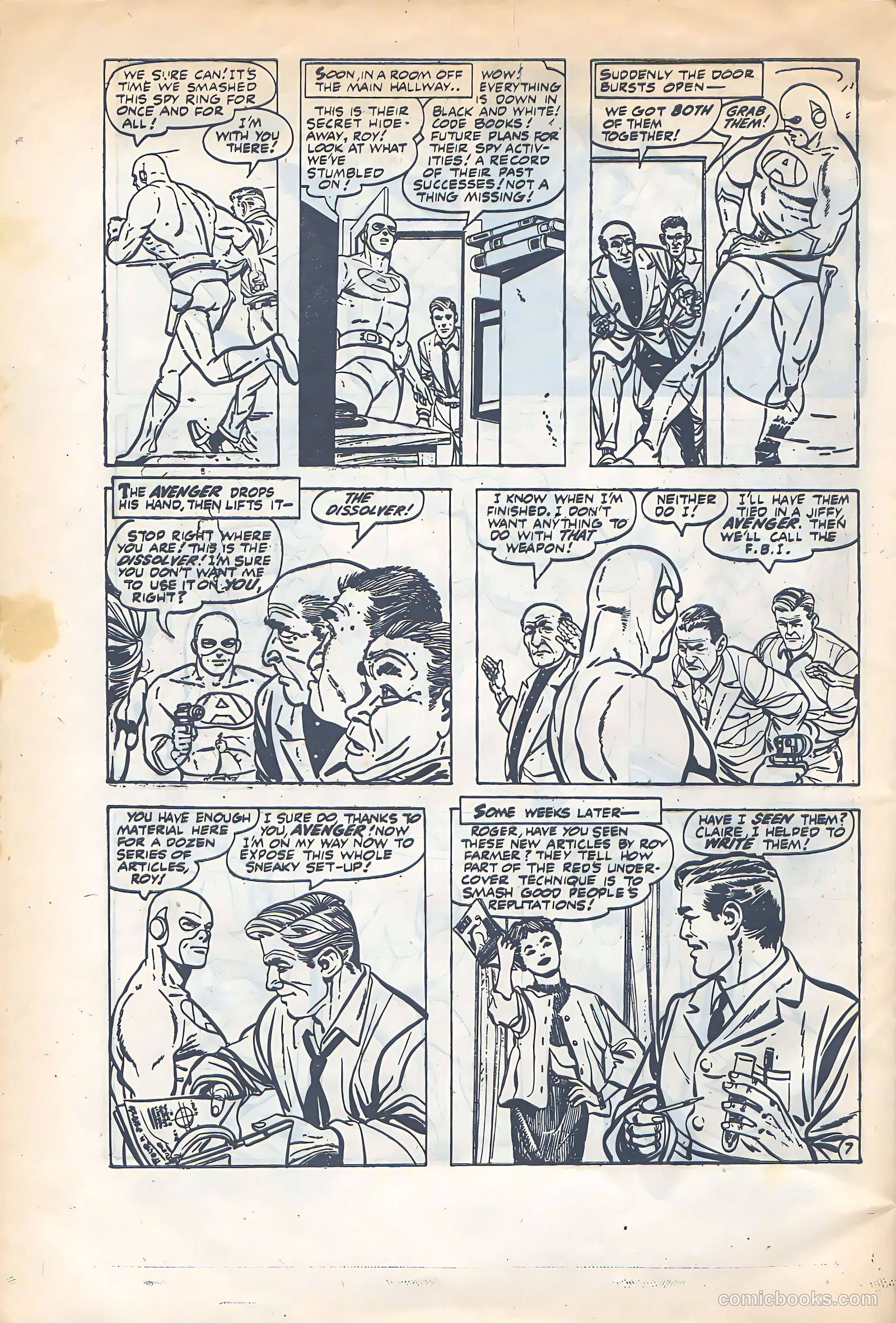 The Avenger #5 (1955) — page 8 of 24