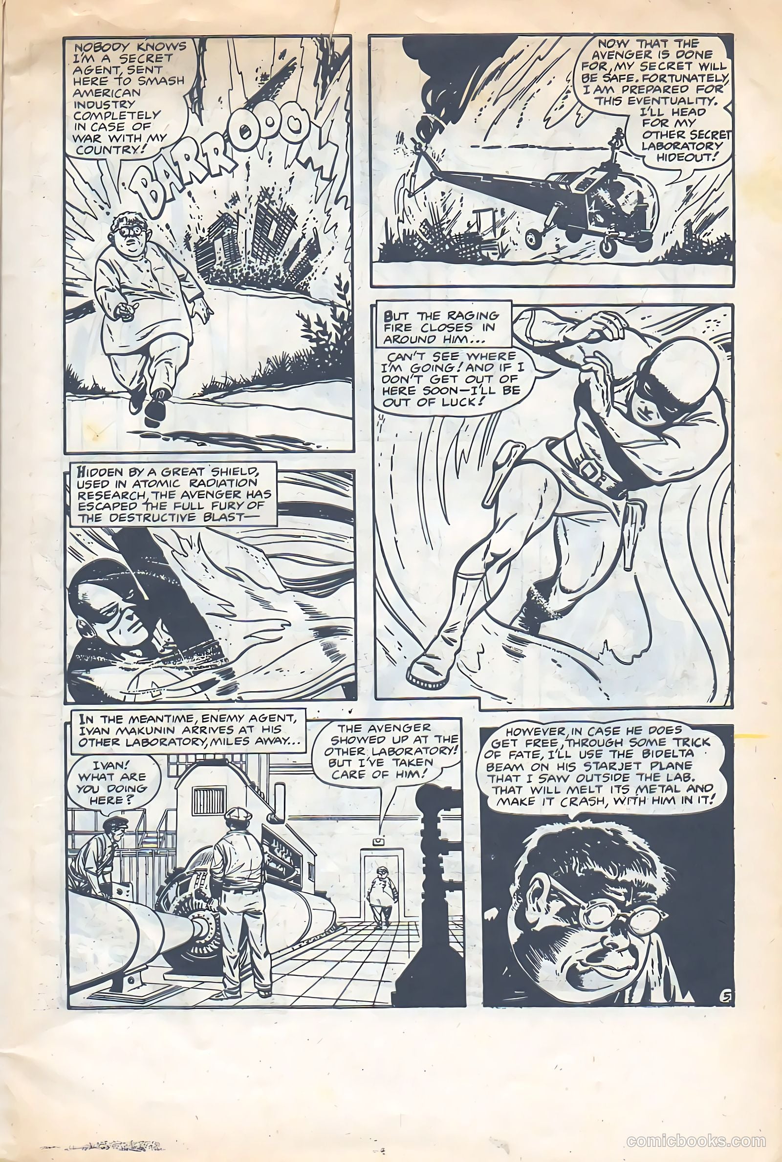 The Avenger #5 (1955) — page 13 of 24