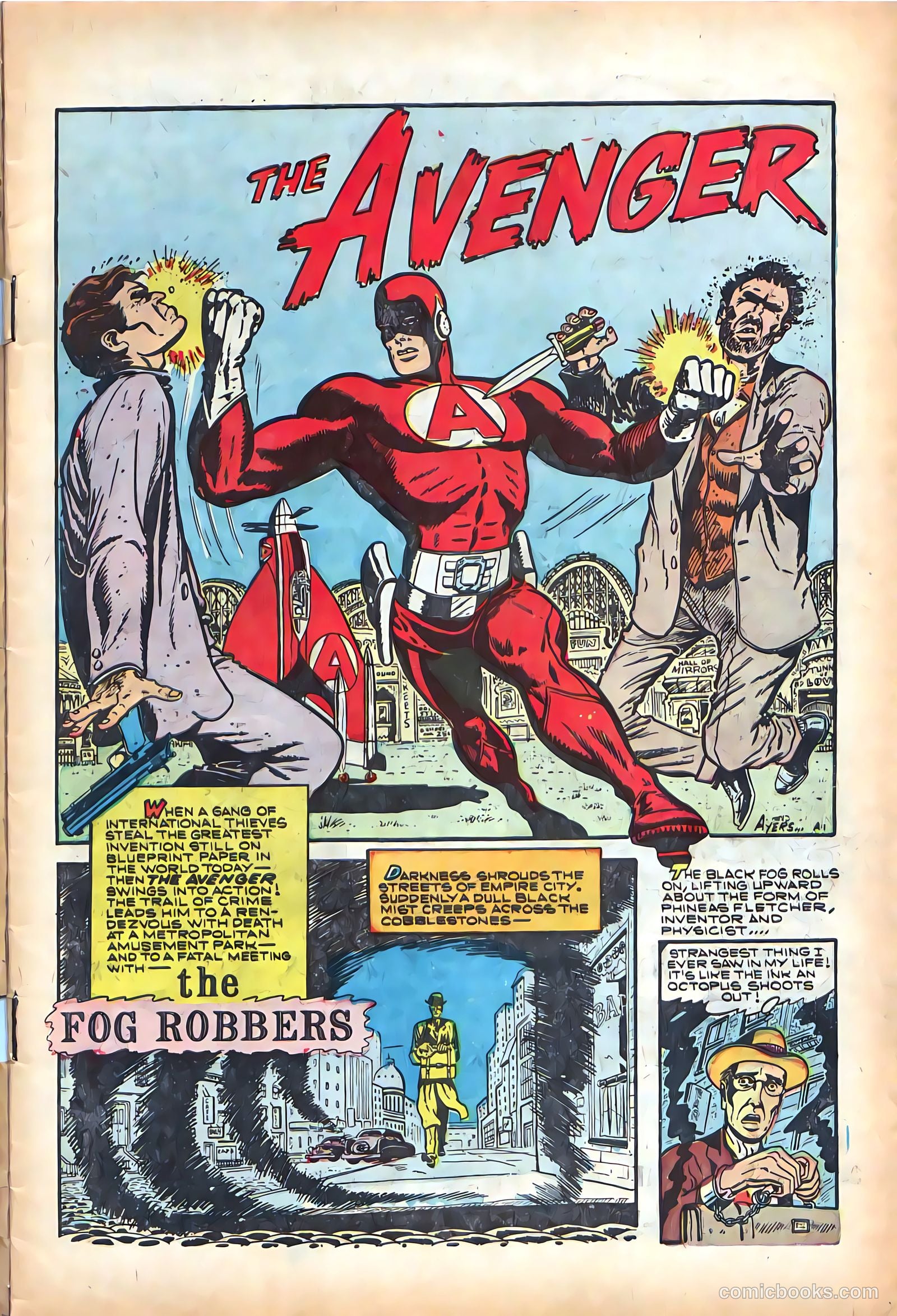 The Avenger #9 (1958) — page 3 of 36
