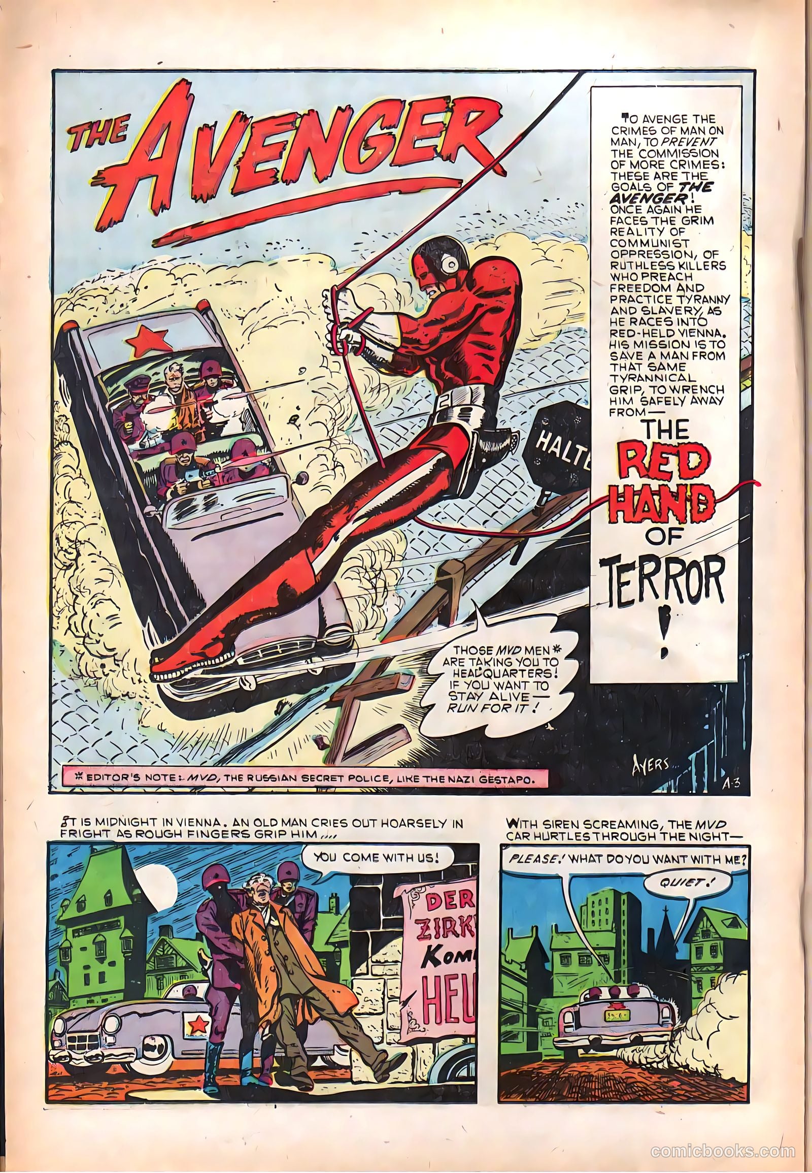 The Avenger #9 (1958) — page 20 of 36