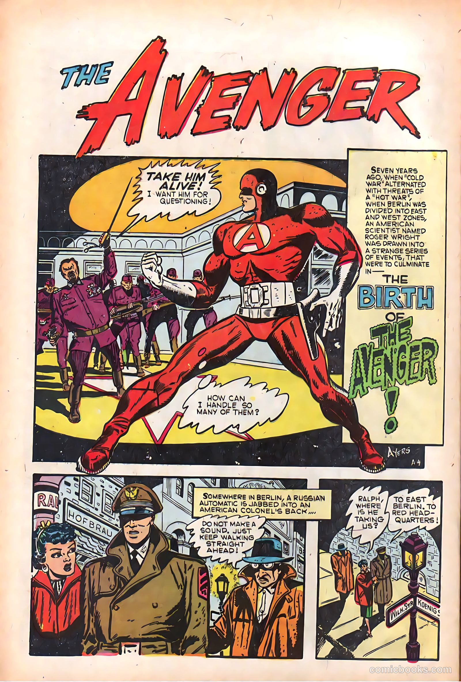 The Avenger #9 (1958) — page 28 of 36
