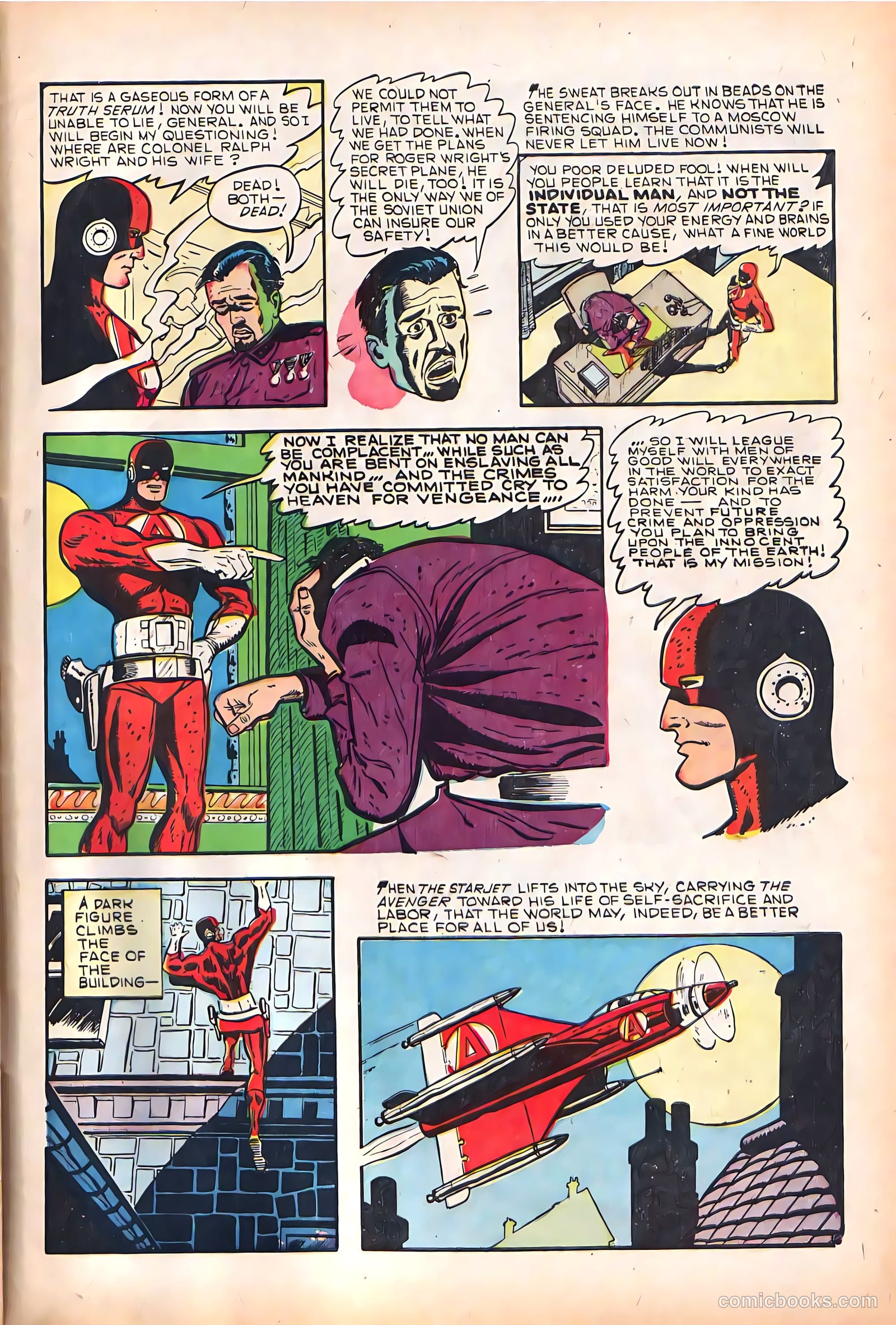 The Avenger #9 (1958) — page 33 of 36