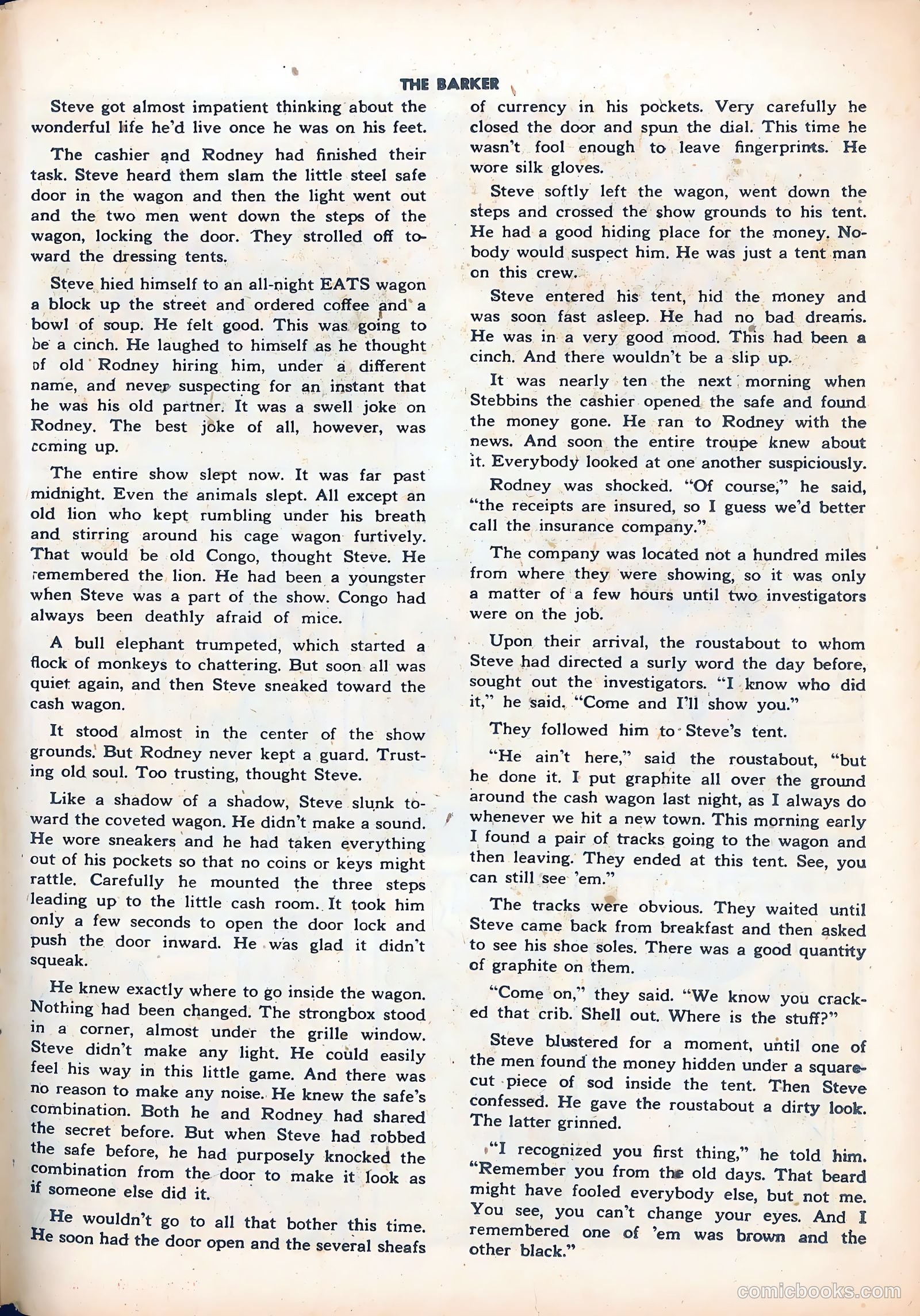 The Barker #1 (1946) — page 35 of 52