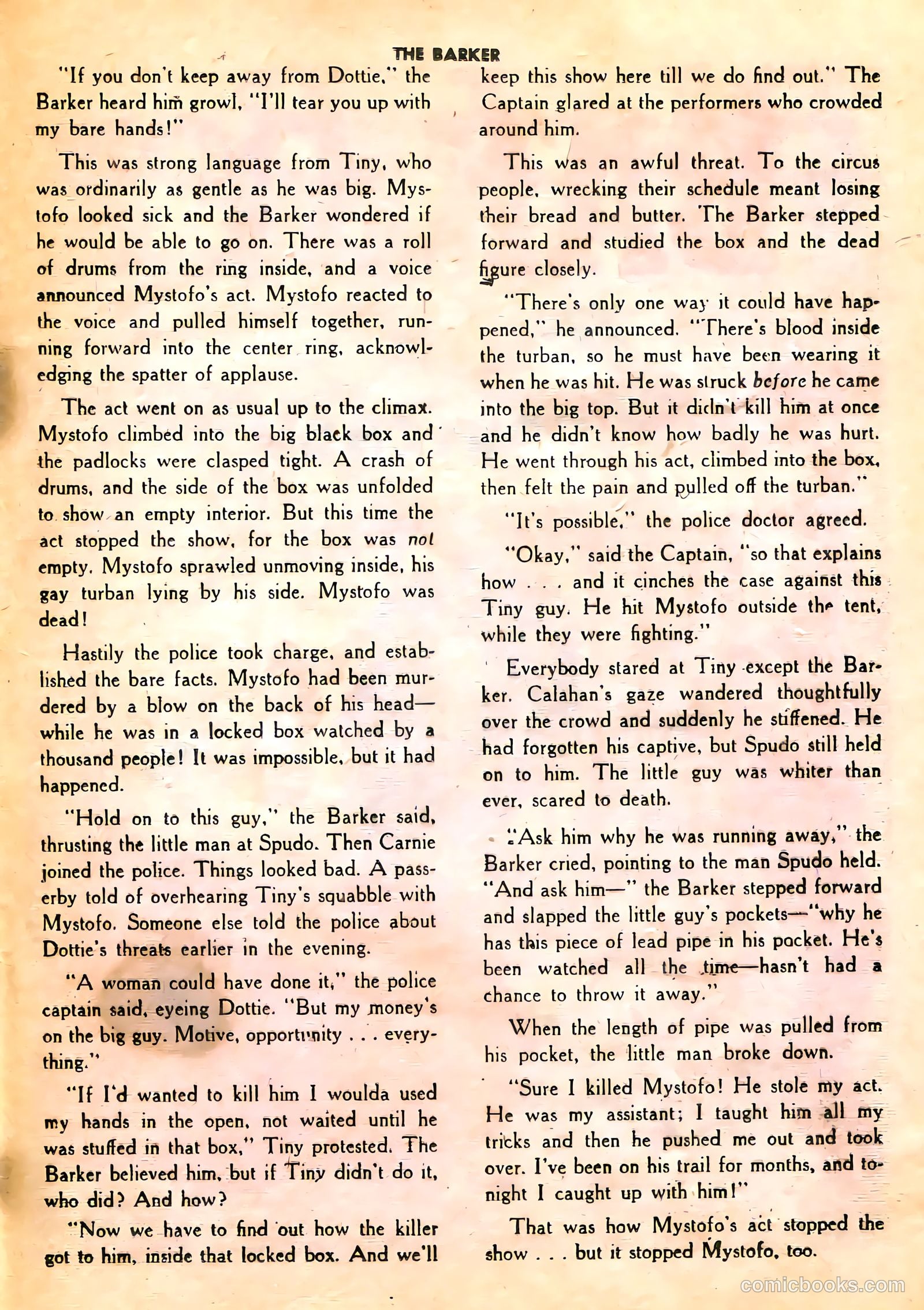 The Barker #10 (1948) — page 36 of 53