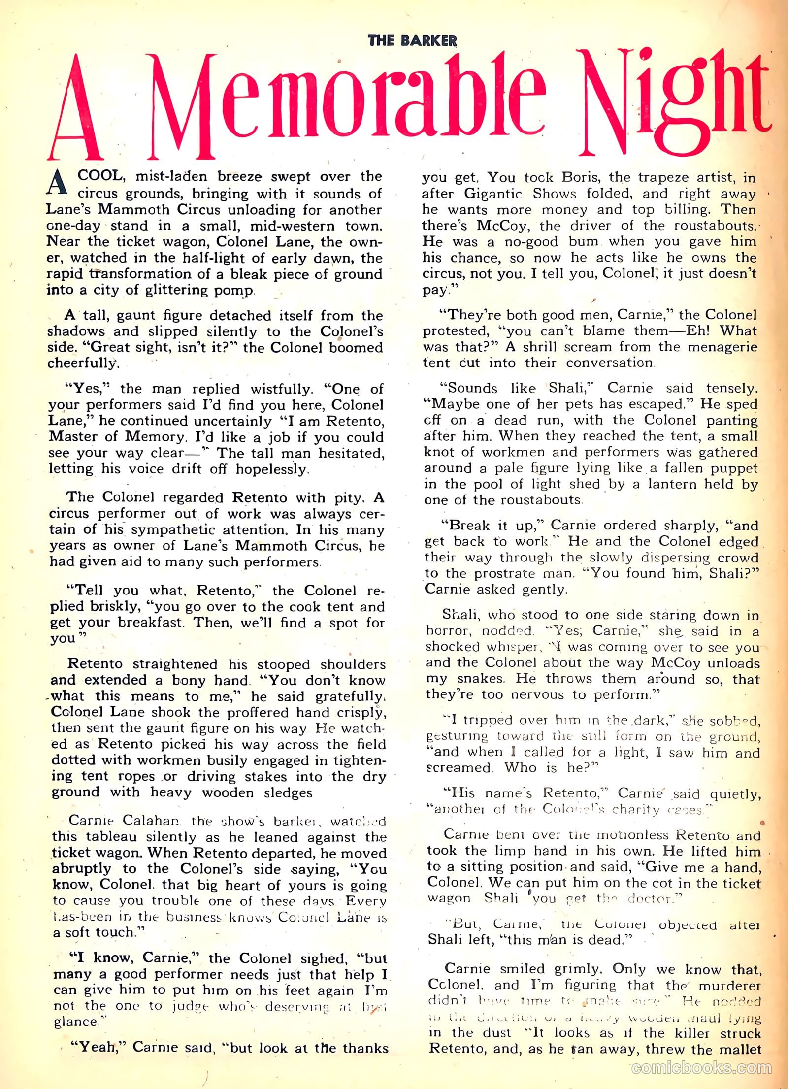 The Barker #11 (1949) — page 34 of 52