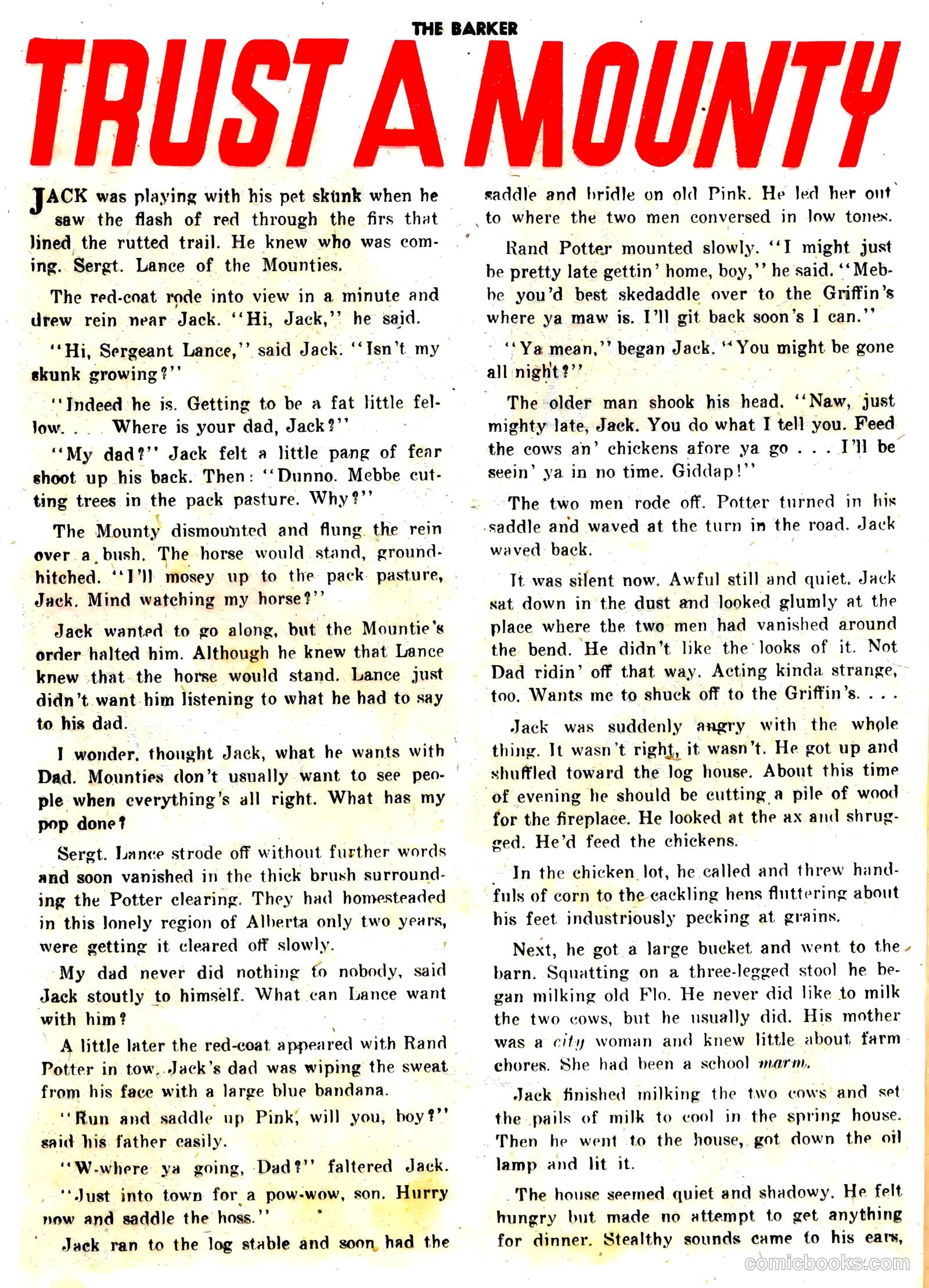 The Barker #5 (1947) — page 34 of 52