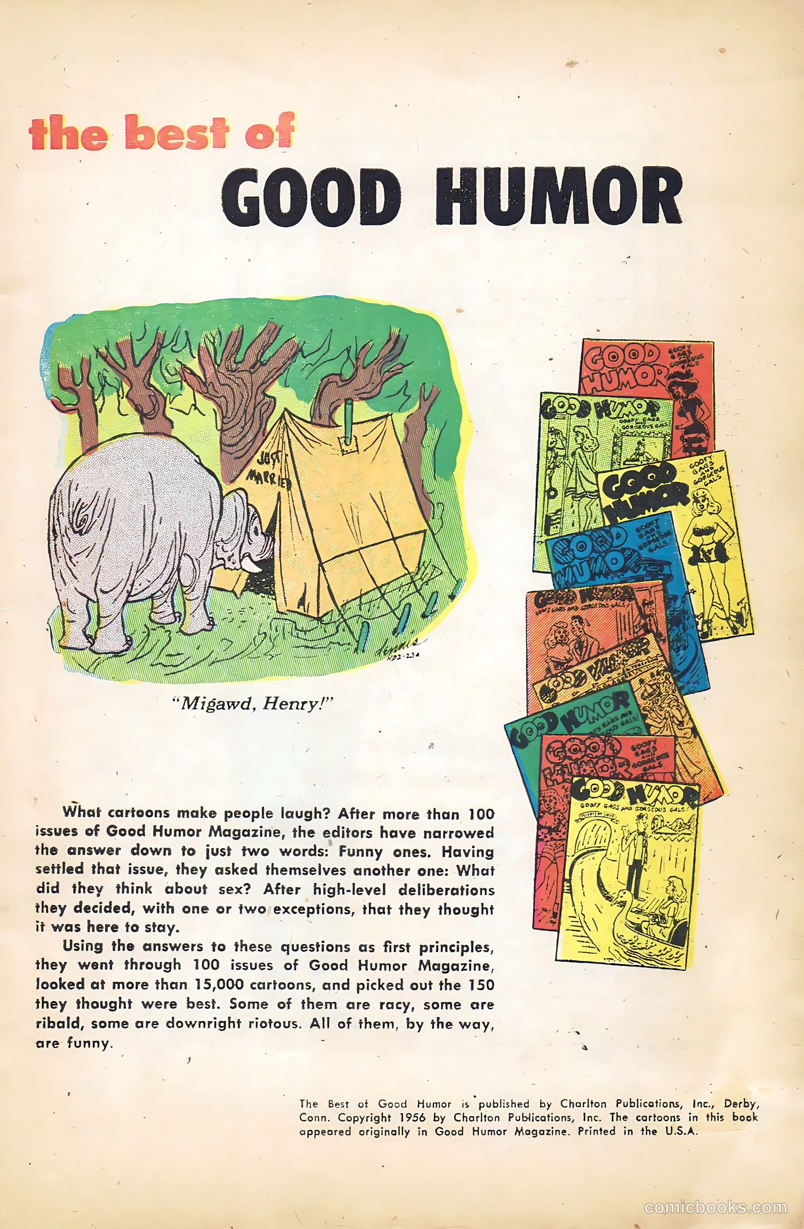 The Best of Good Humor #1 (1956) — page 3 of 68
