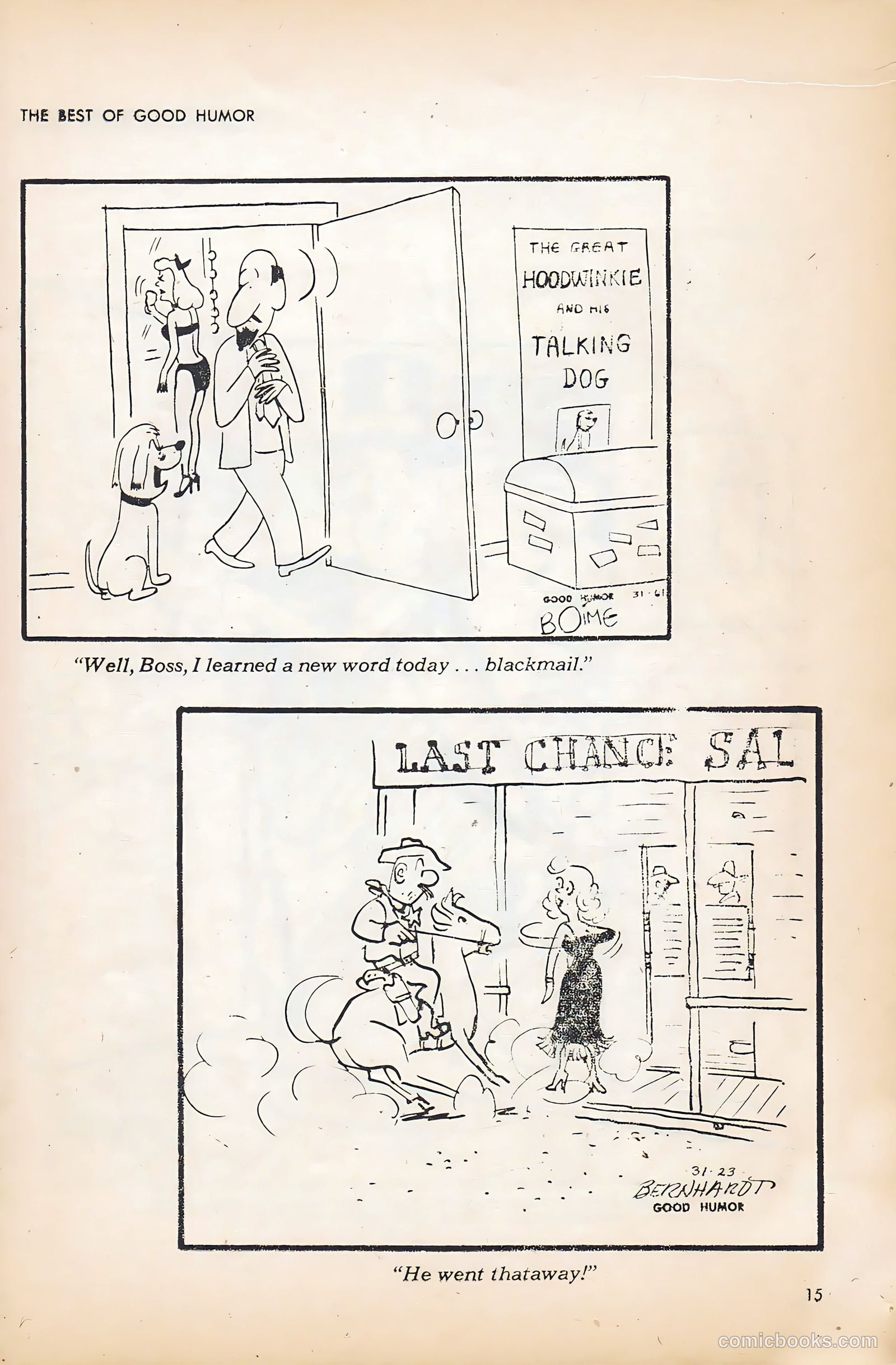 The Best of Good Humor #1 (1956) — page 15 of 68