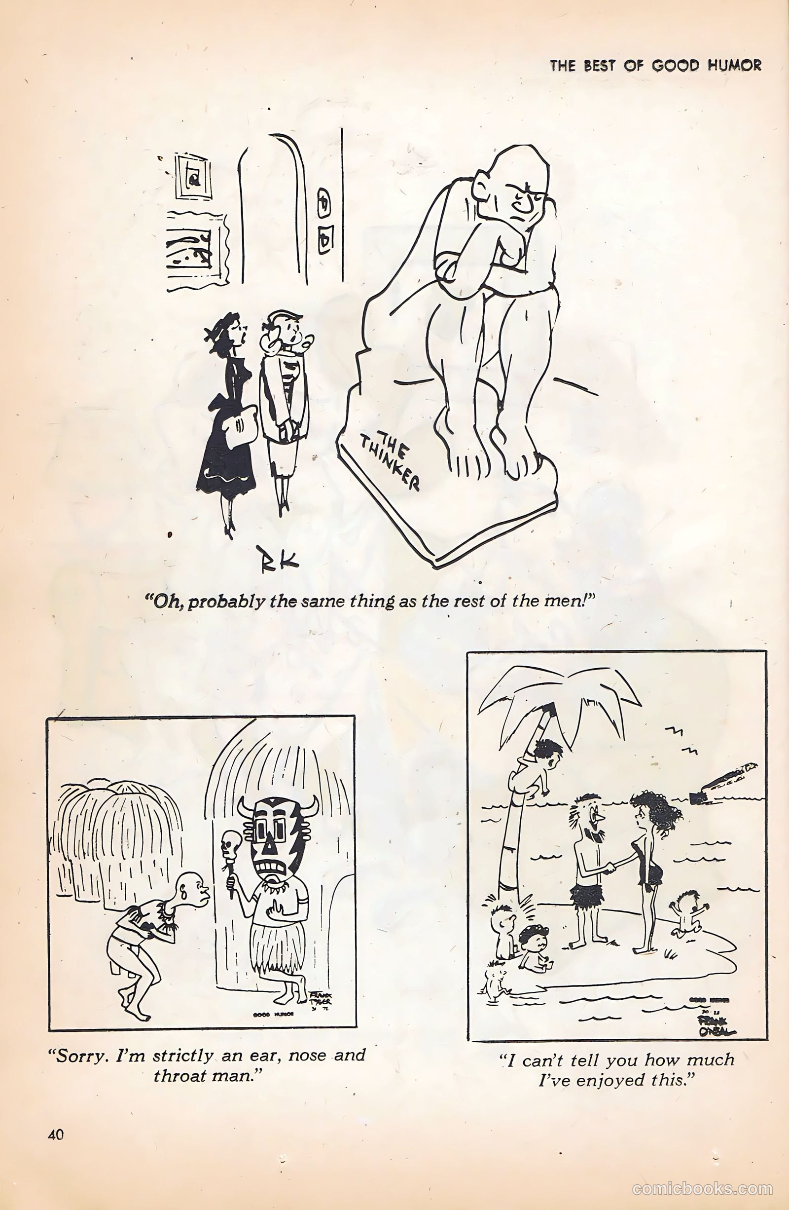 The Best of Good Humor #1 (1956) — page 40 of 68