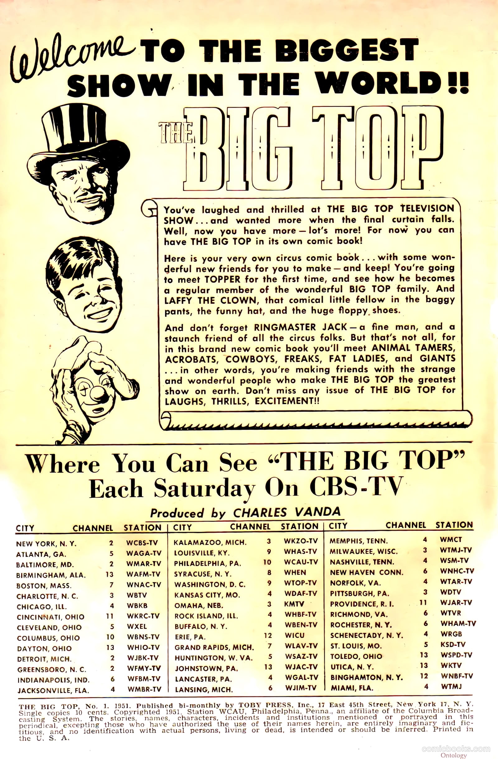 The Big Top #1 (1951) — page 2 of 36