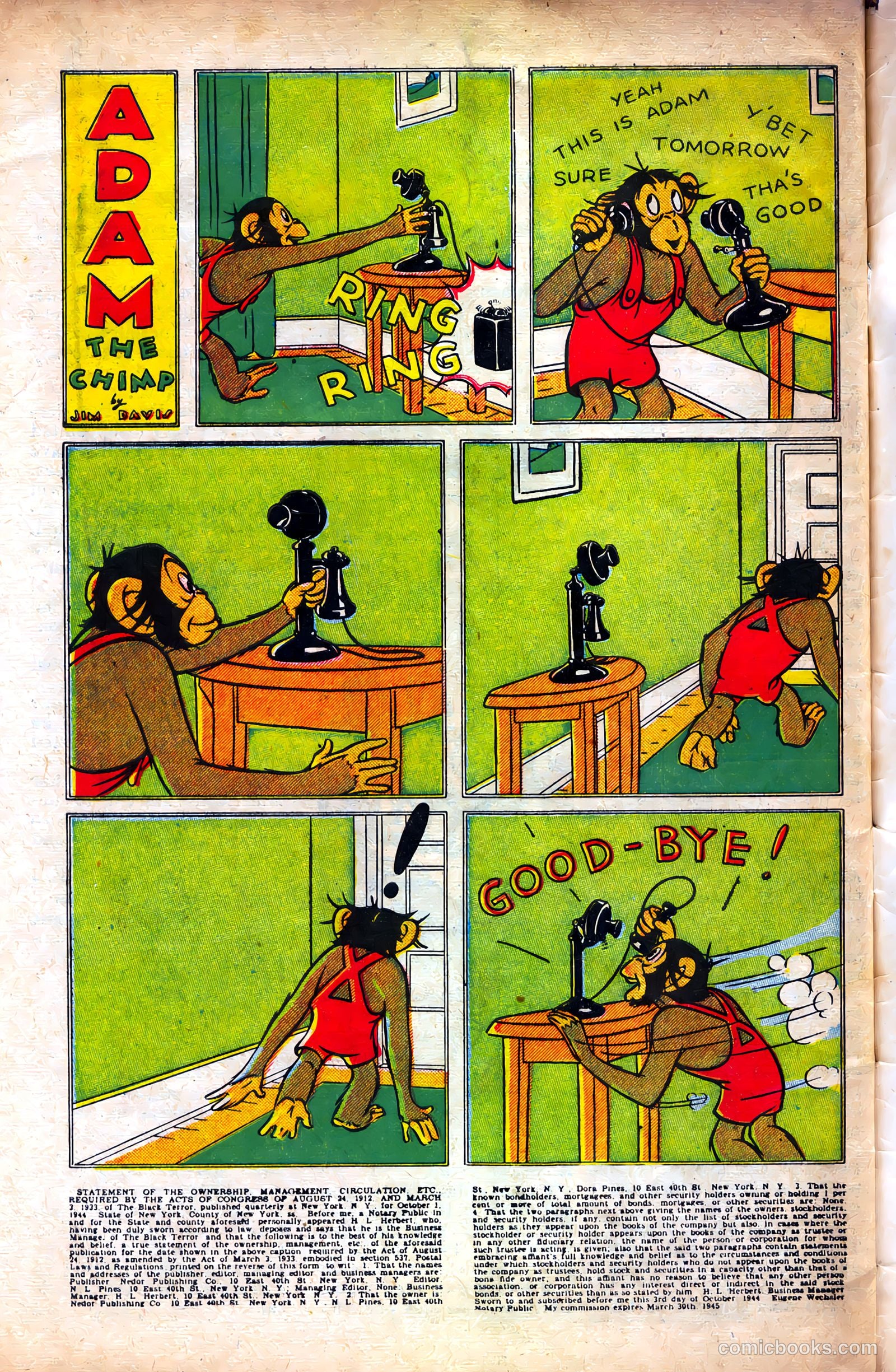 The Black Terror #11 (1945) — page 34 of 37