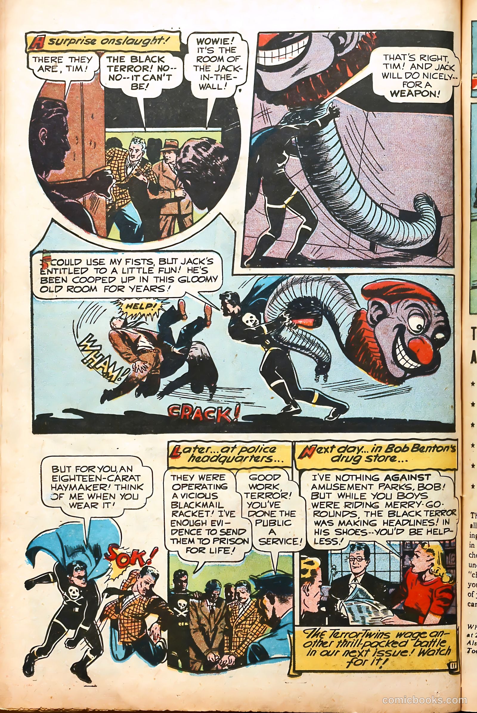 The Black Terror #21 (1947) — page 36 of 52