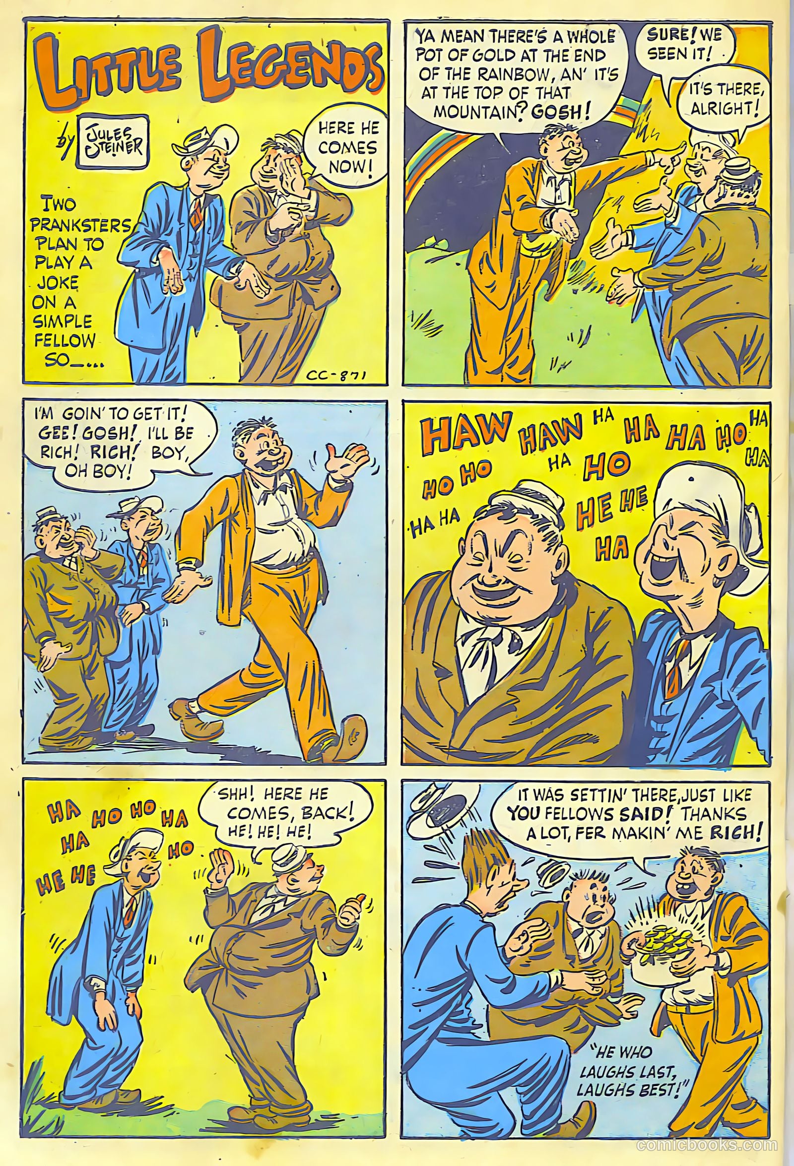 The Black Terror #23 (1948) — page 49 of 49