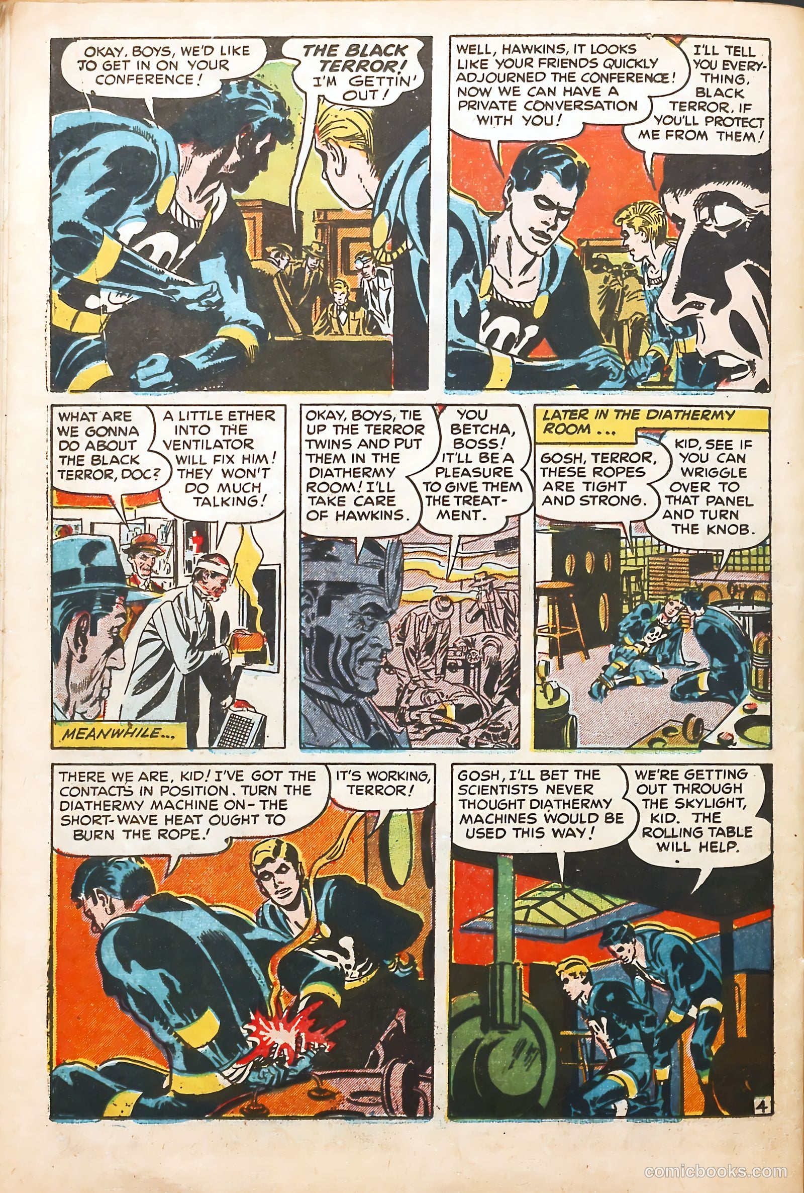 The Black Terror #25 (1948) — page 36 of 52