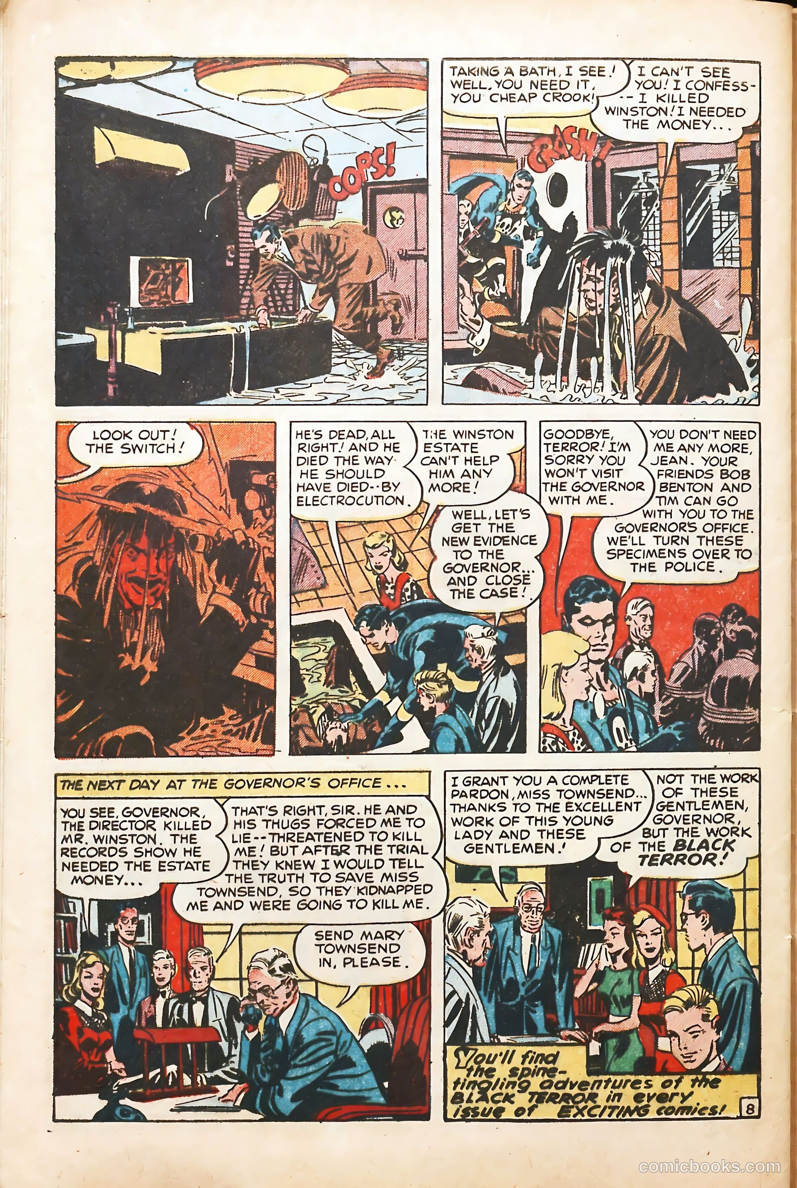 The Black Terror #25 (1948) — page 40 of 52