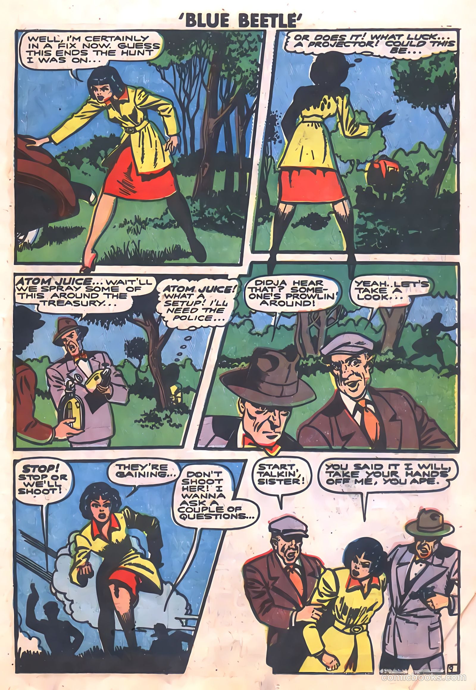 The Blue Beetle #19 (1955) — page 21 of 36