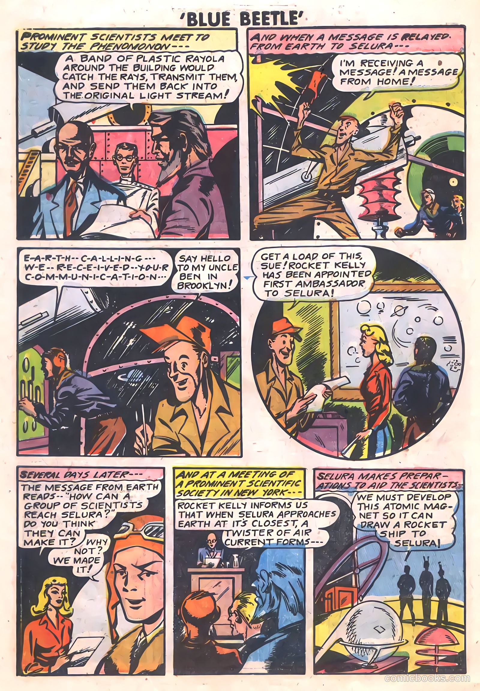 The Blue Beetle #19 (1955) — page 30 of 36