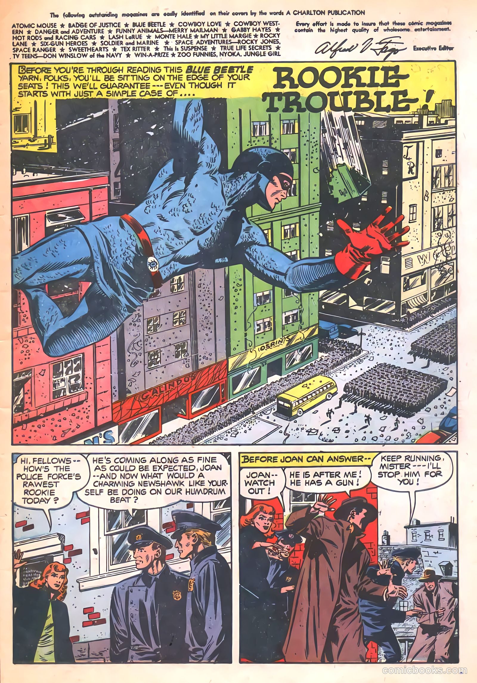 The Blue Beetle #20 (1955) — page 3 of 36