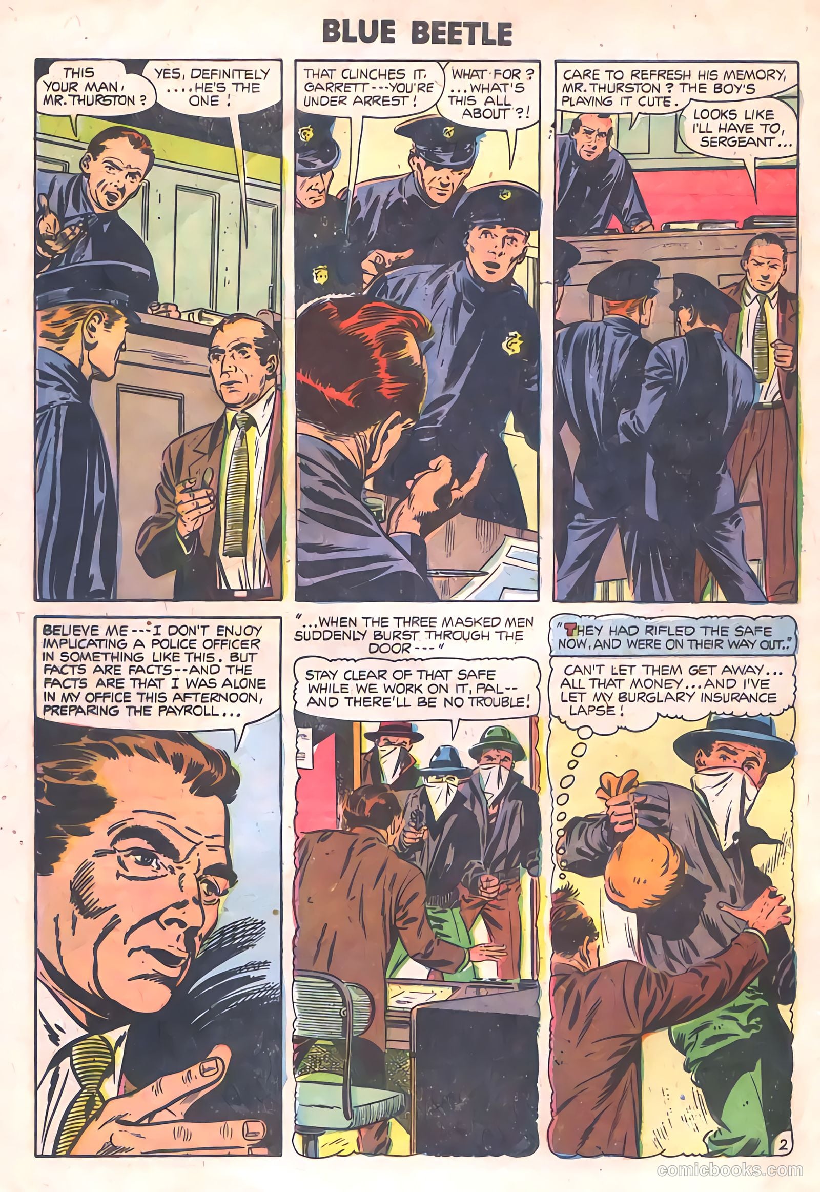 The Blue Beetle #21 (1955) — page 4 of 36
