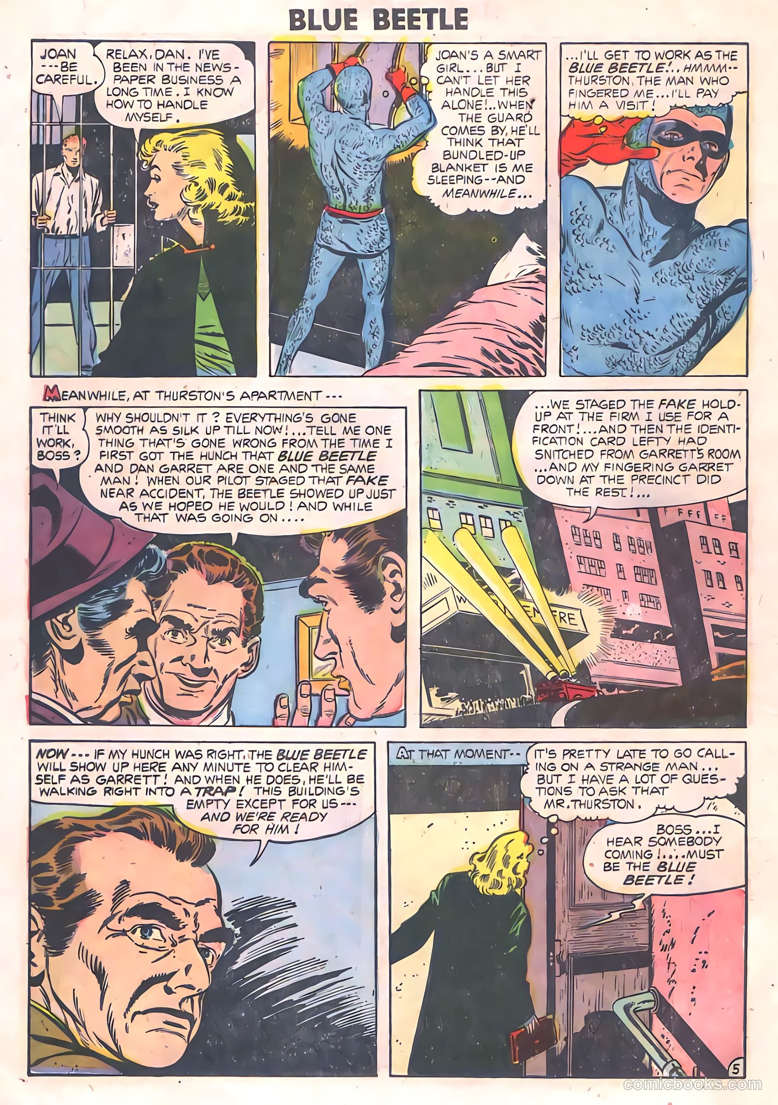 The Blue Beetle #21 (1955) — page 8 of 36