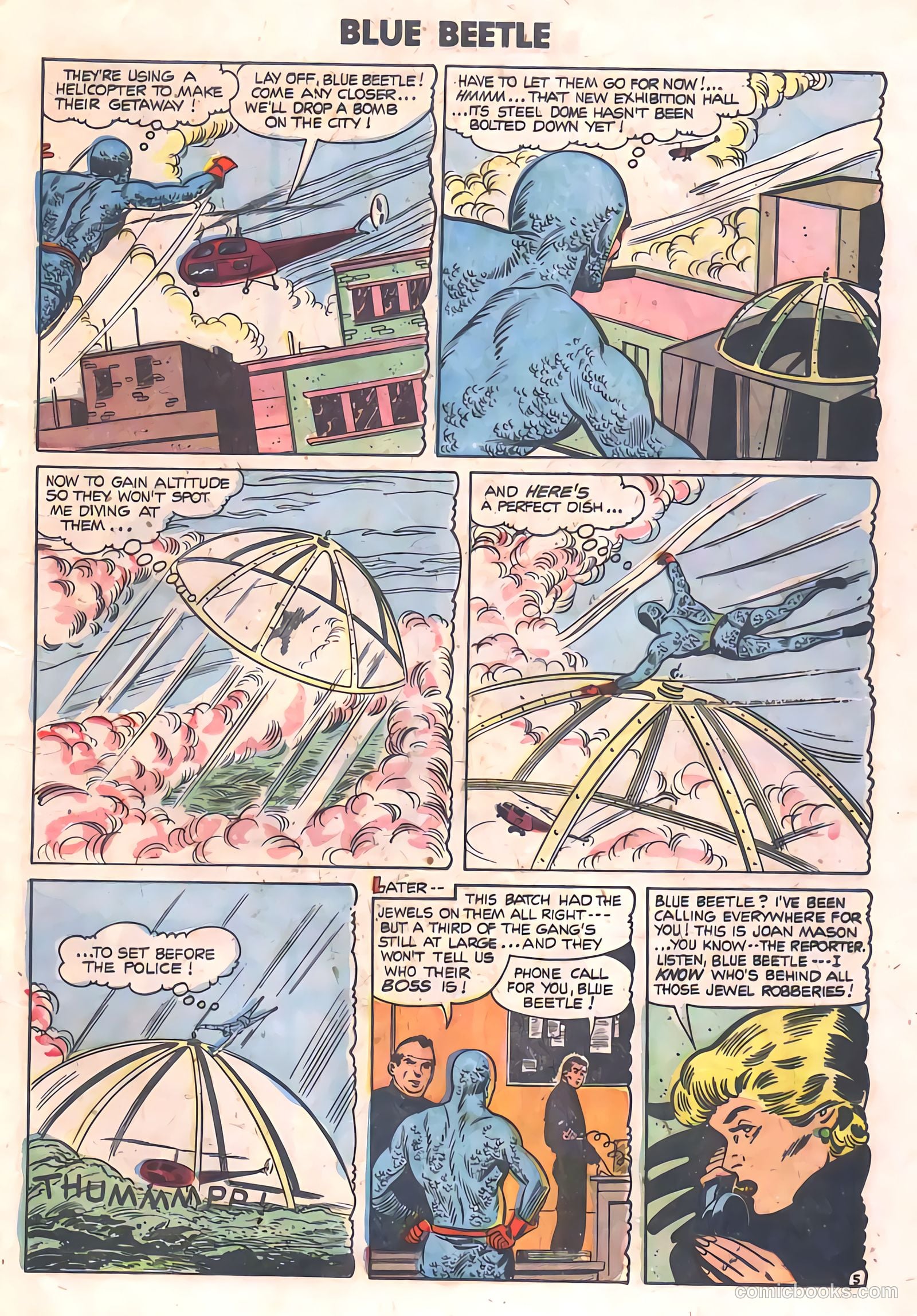 The Blue Beetle #21 (1955) — page 17 of 36