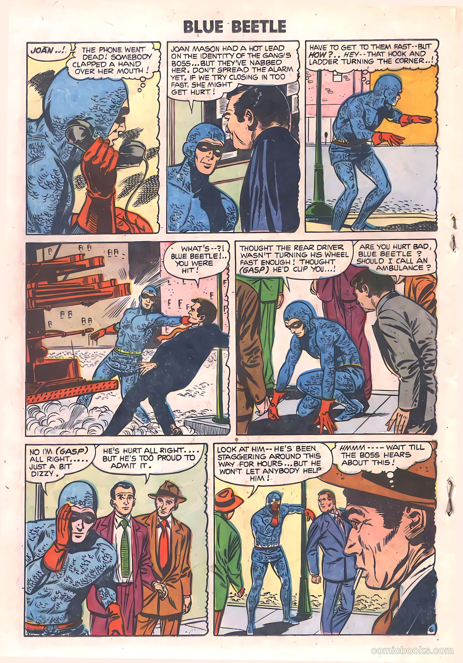 The Blue Beetle #21 (1955) — page 18 of 36