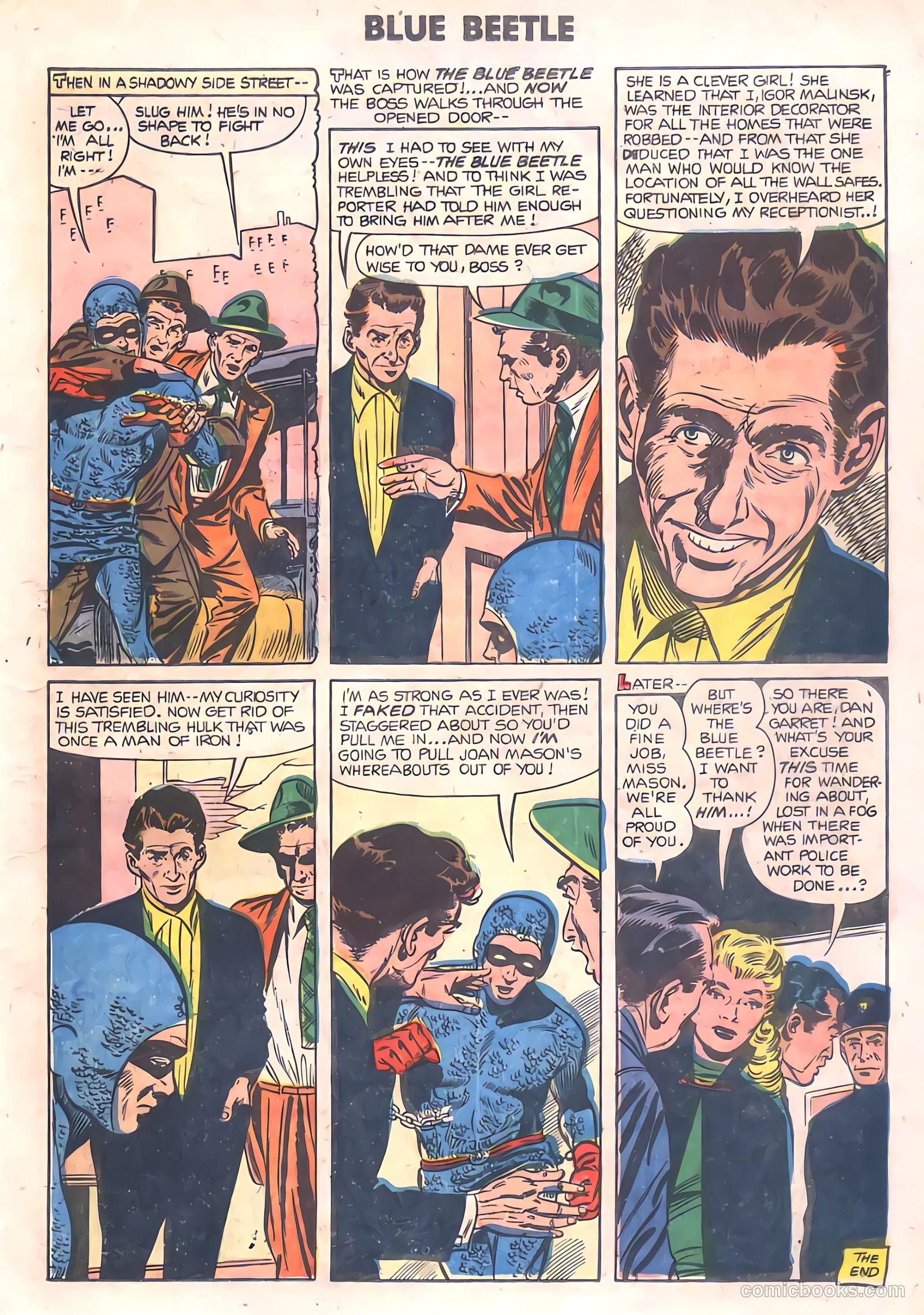 The Blue Beetle #21 (1955) — page 19 of 36