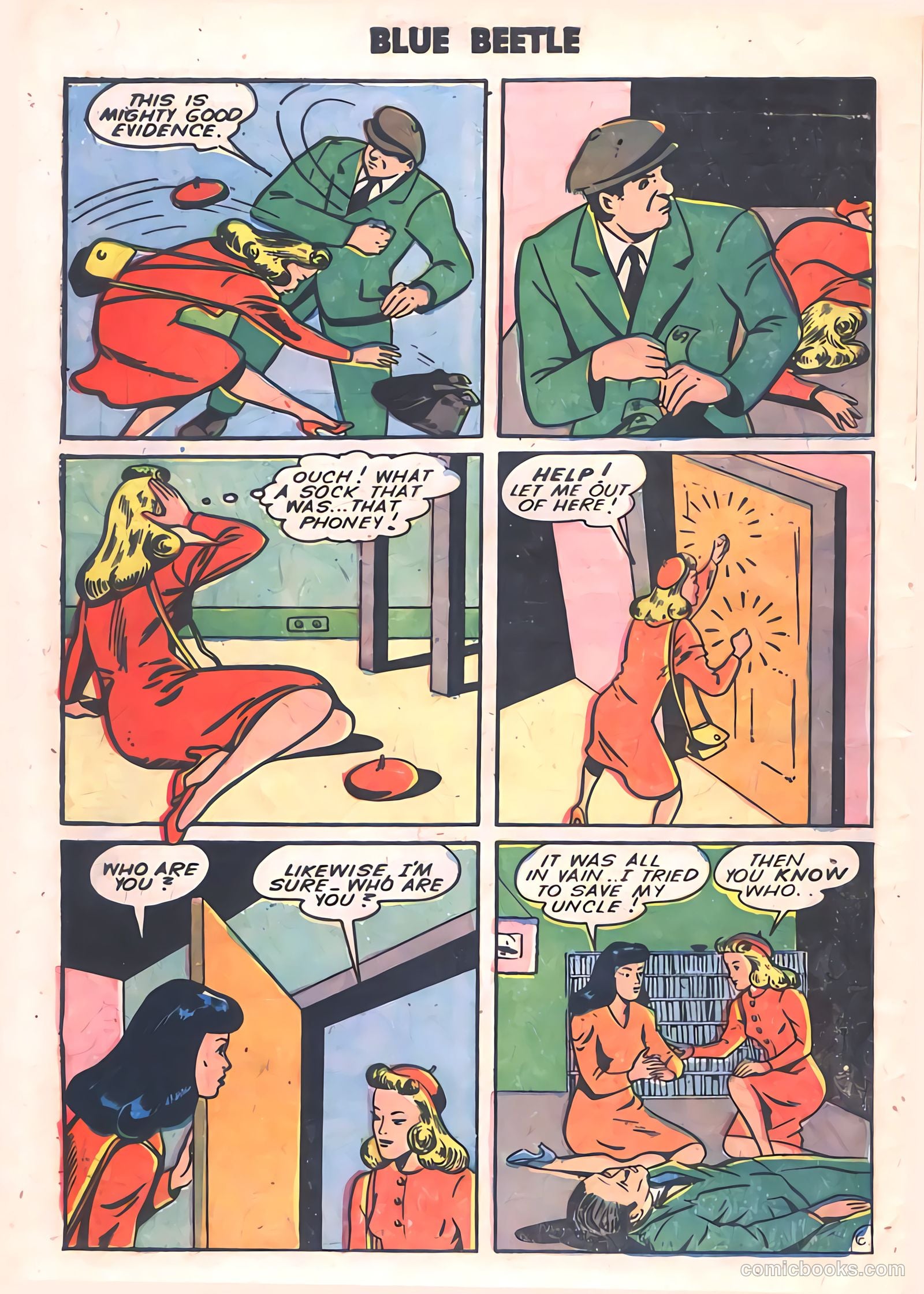 The Blue Beetle #21 (1955) — page 28 of 36