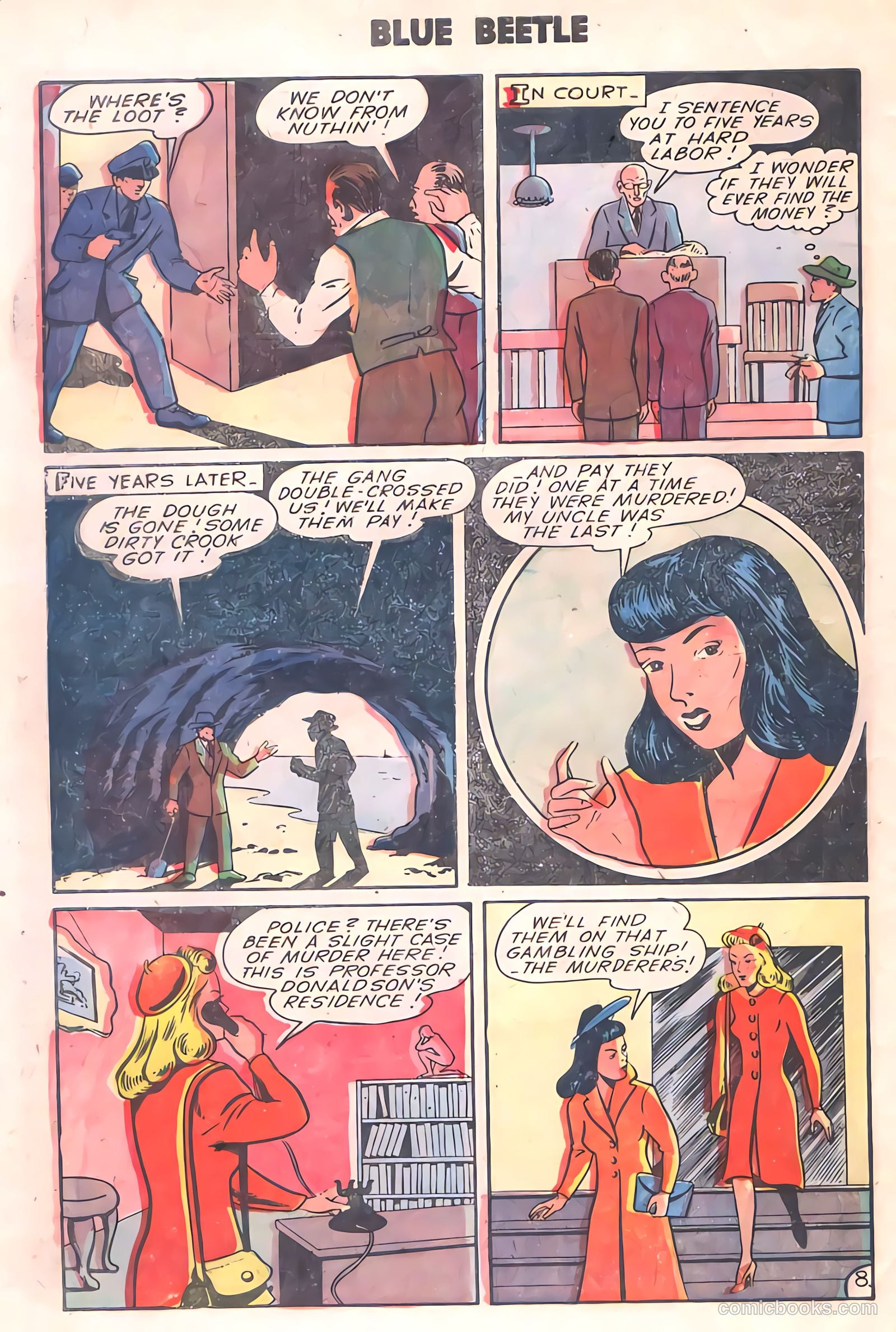The Blue Beetle #21 (1955) — page 30 of 36