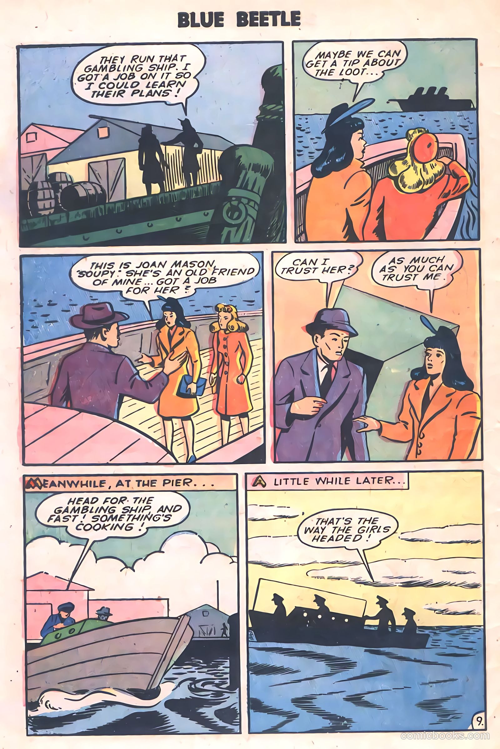 The Blue Beetle #21 (1955) — page 32 of 36