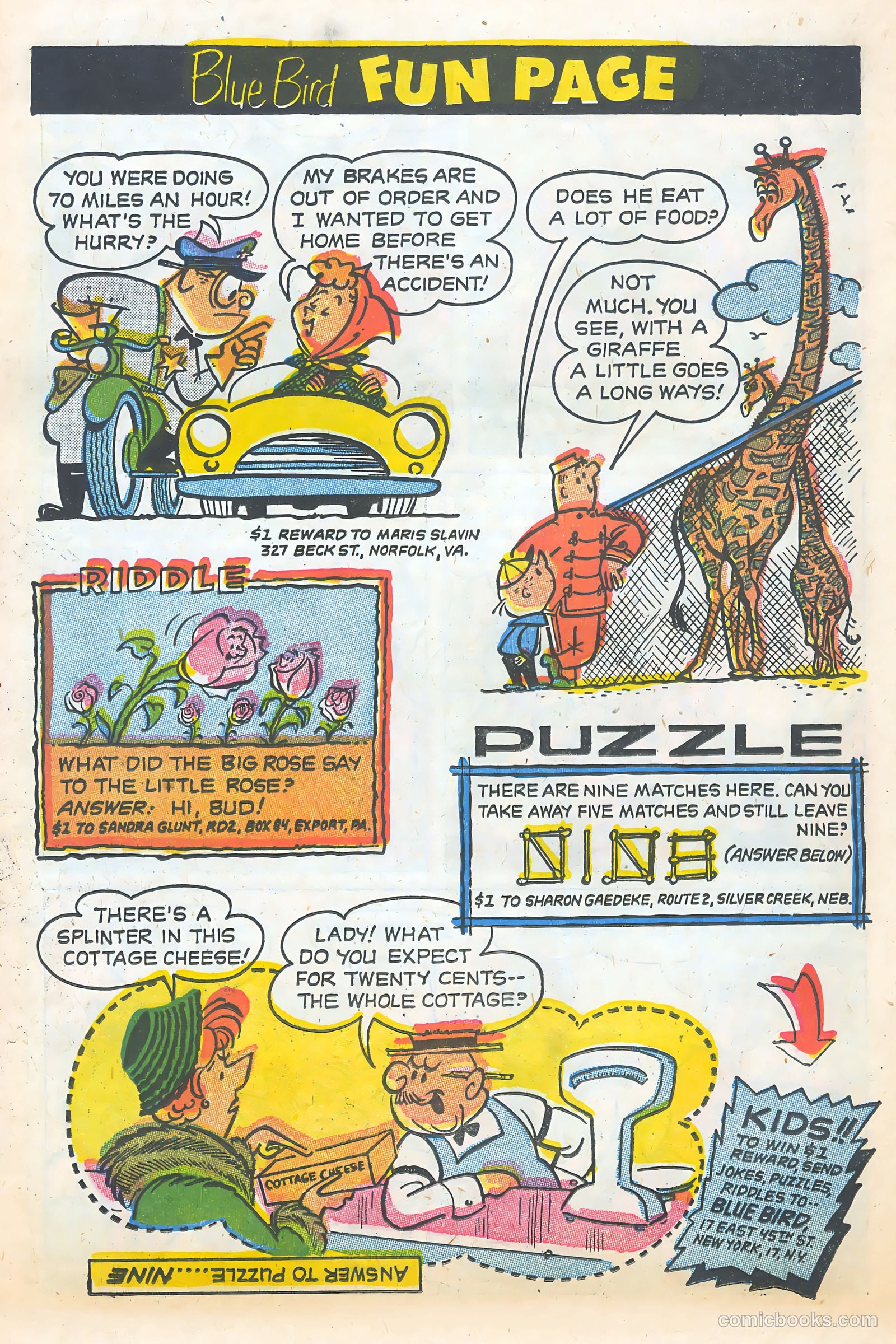 The Blue Bird Children's Magazine #11 (1958) — page 8 of 16