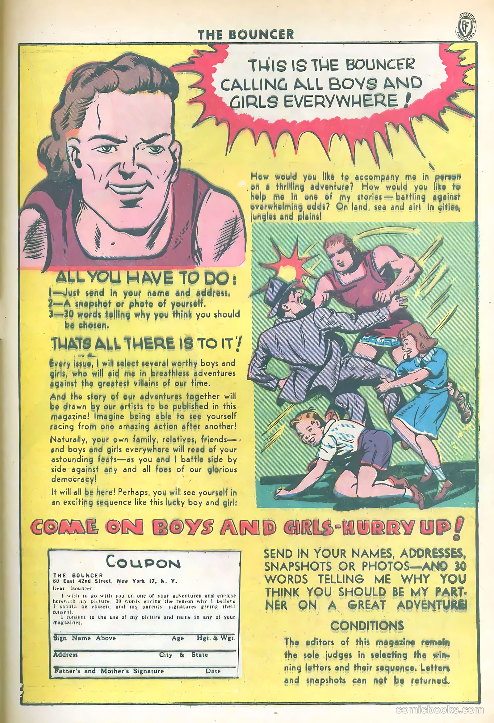 The Bouncer #11 (1944) — page 33 of 36