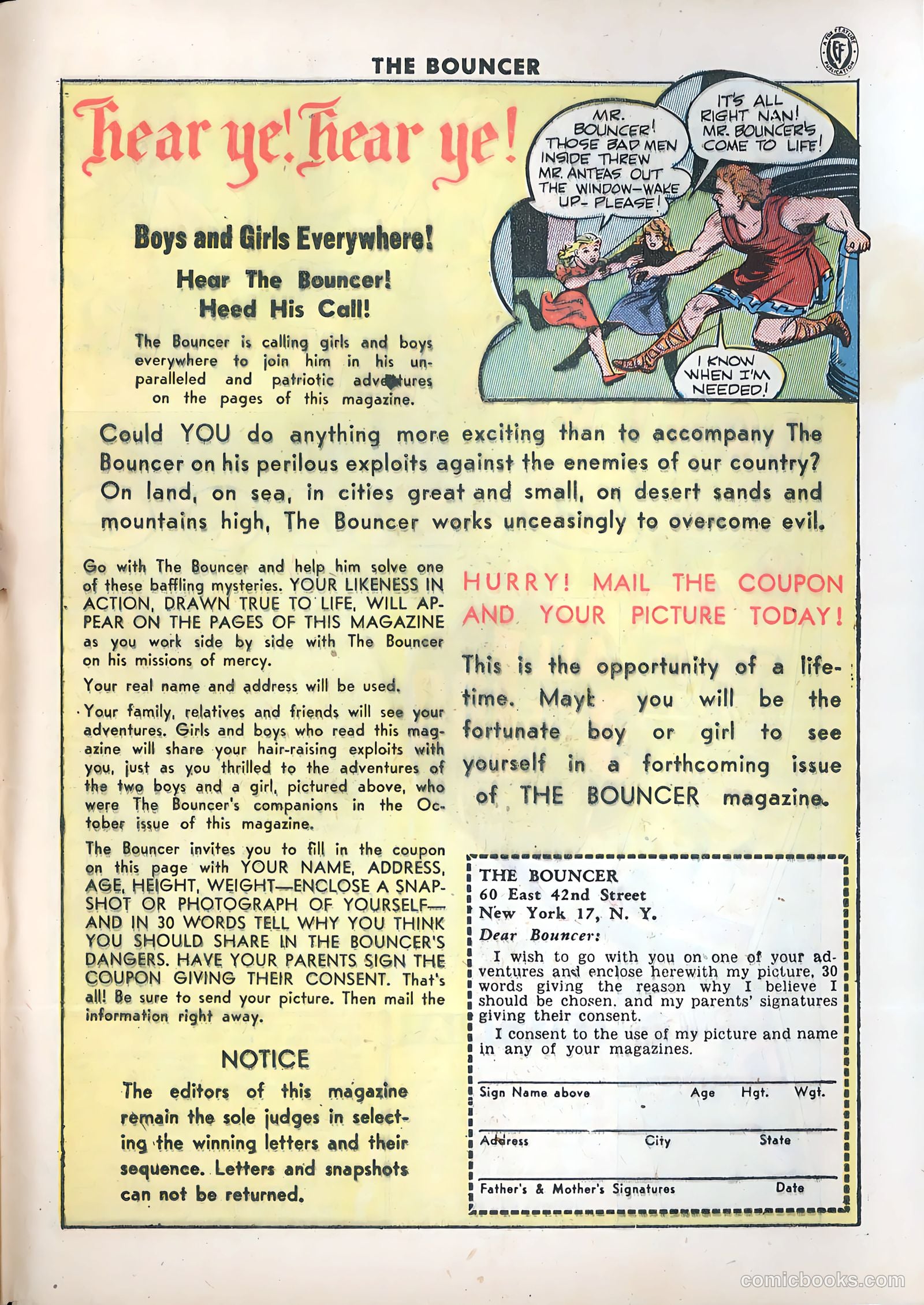 The Bouncer #13 (1944) — page 33 of 36