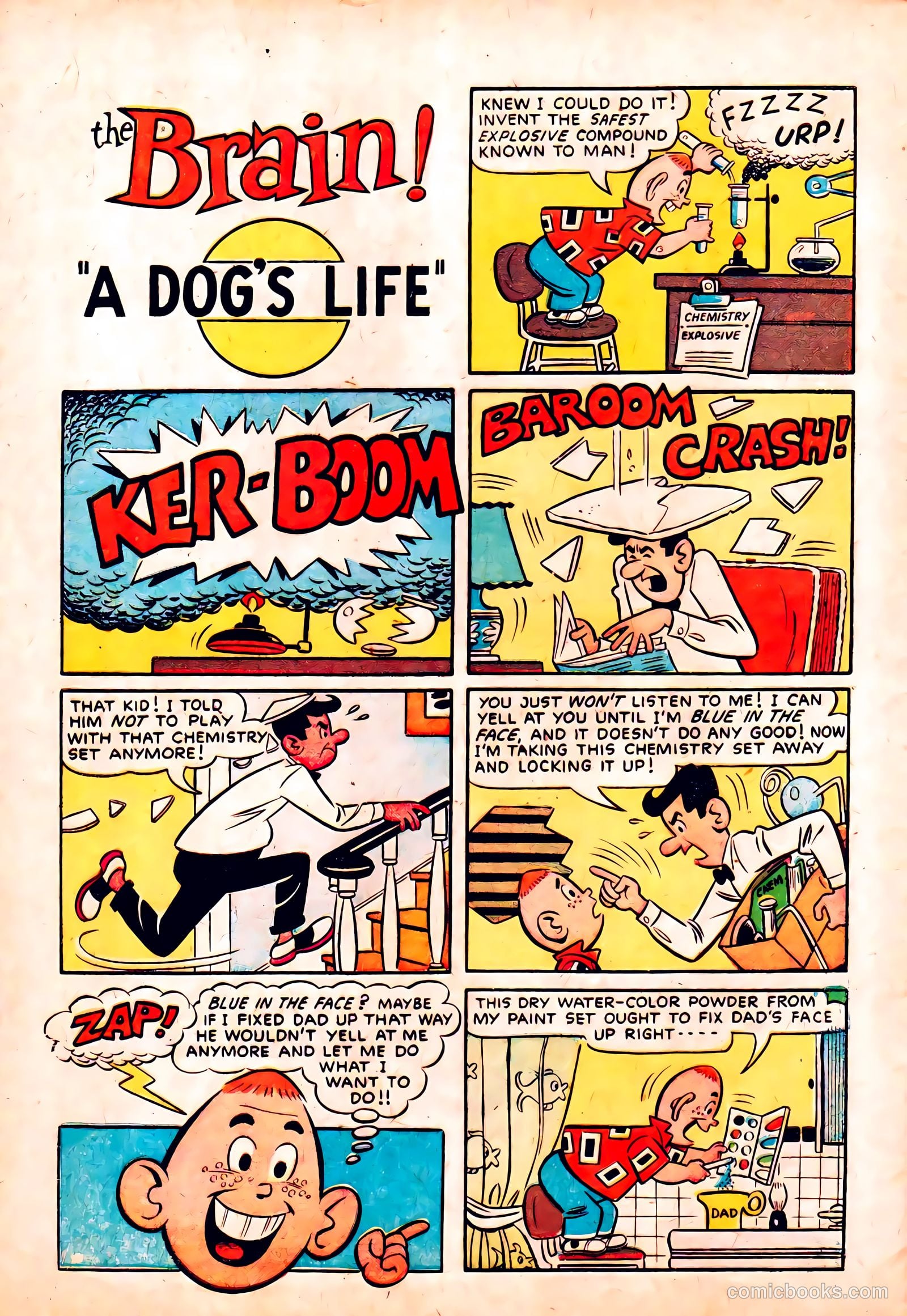 The Brain #1 (1956) — page 28 of 36