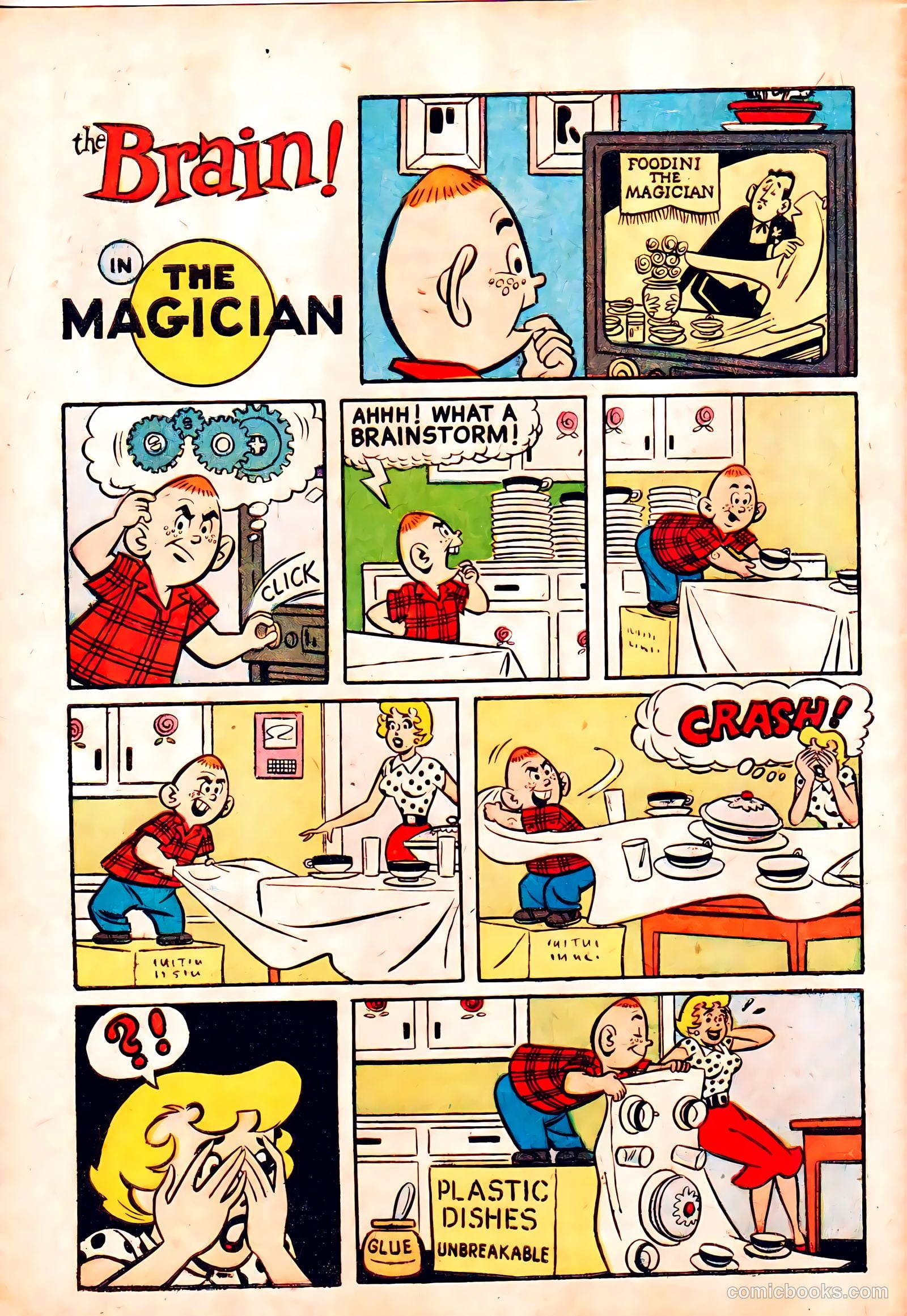 The Brain #1 (1958) — page 10 of 36