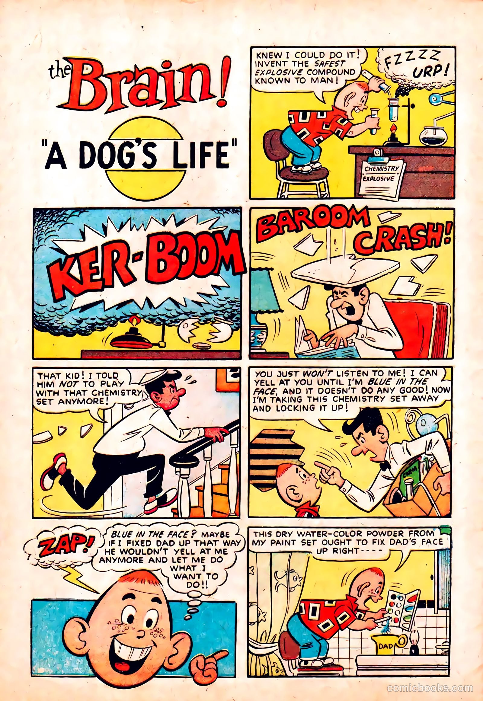 The Brain #1 (1958) — page 28 of 36