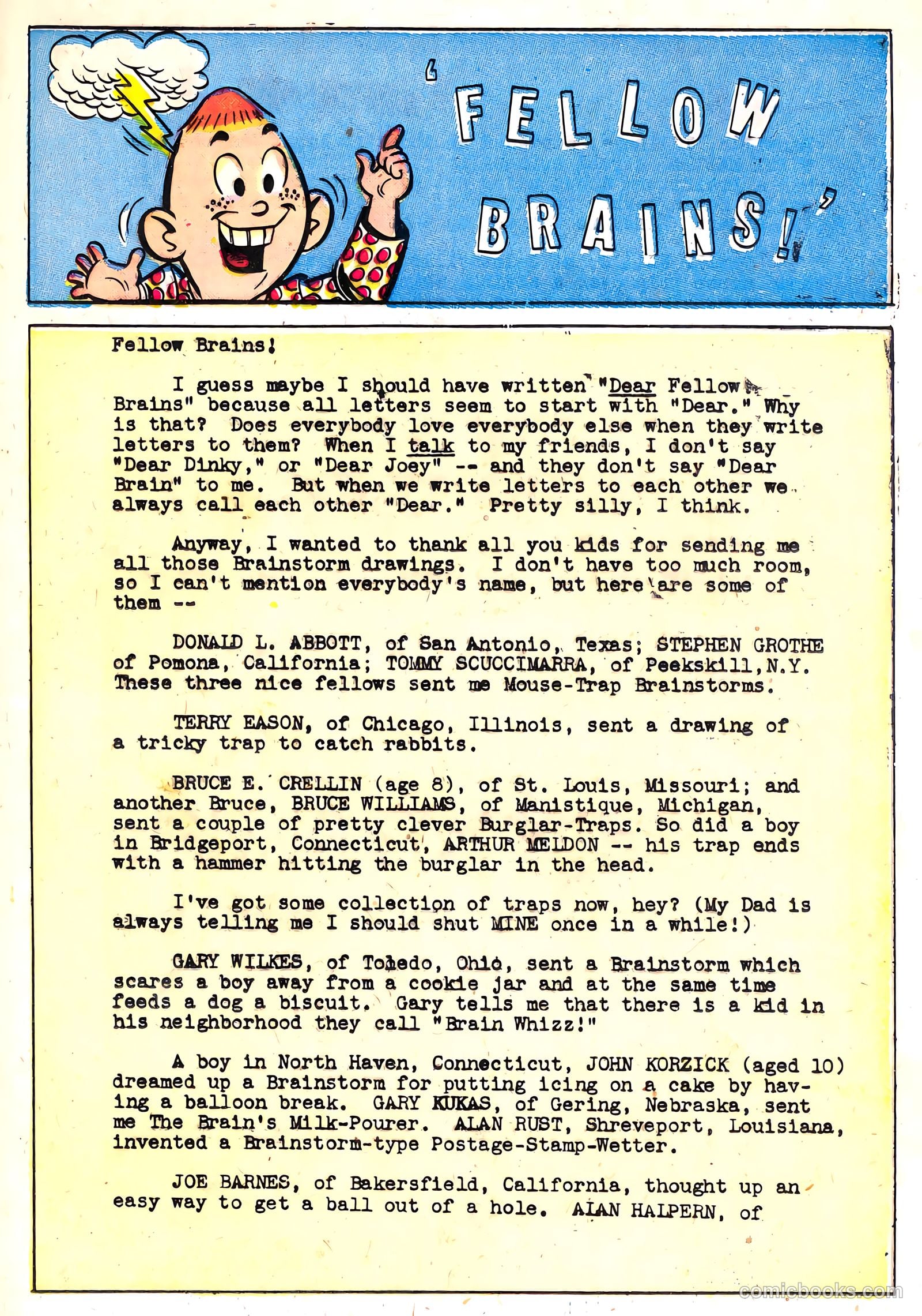 The Brain #14 (1963) — page 25 of 36