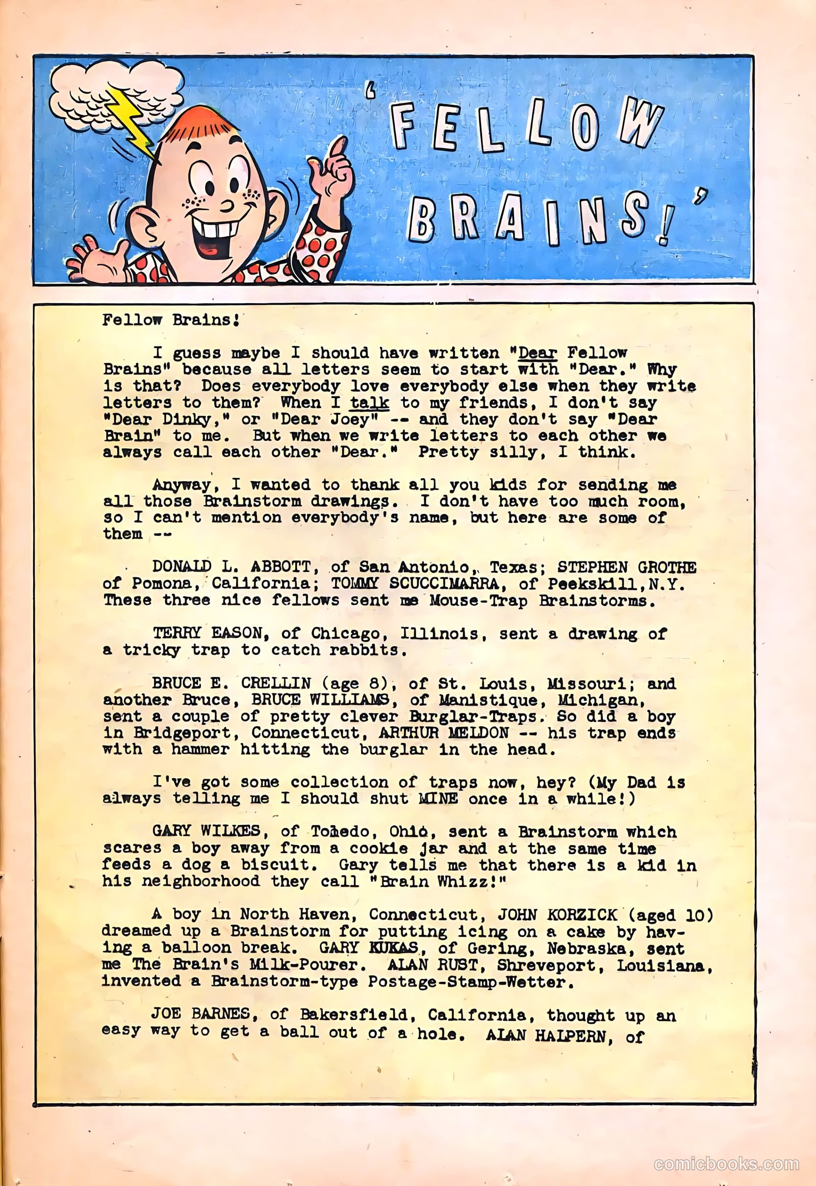 The Brain #3 (1957) — page 25 of 36