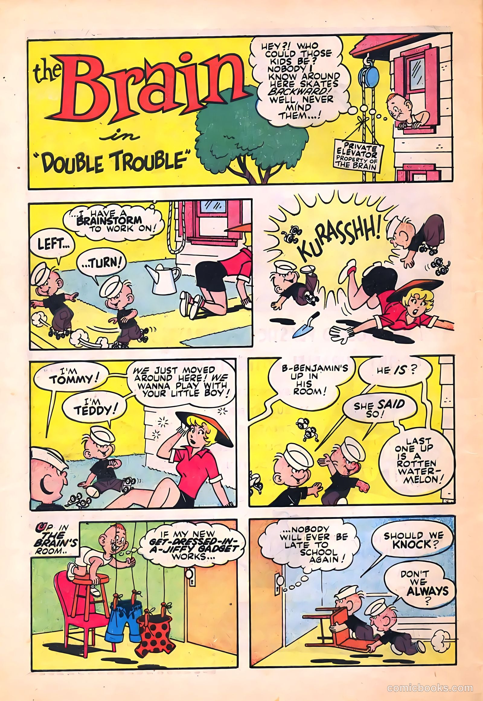 The Brain #3 (1957) — page 10 of 36