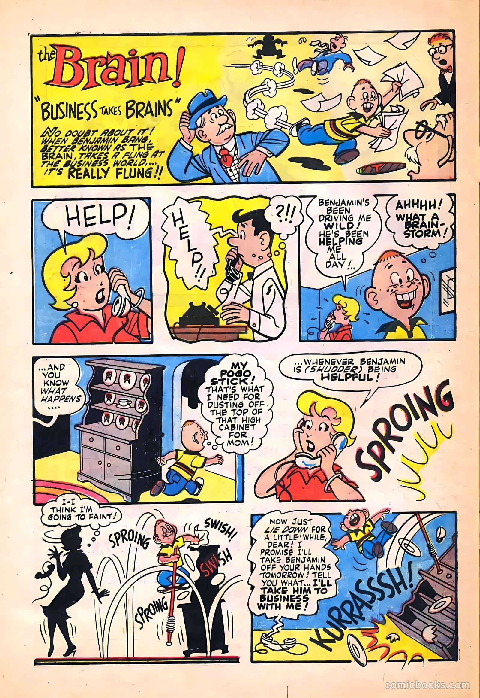The Brain #3 (1957) — page 28 of 36