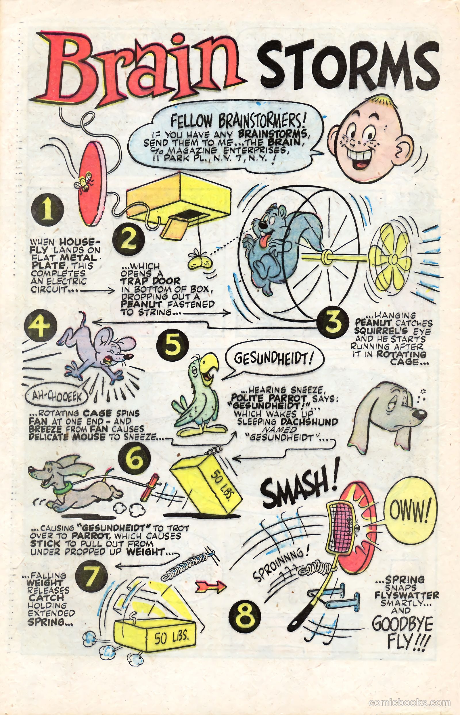 The Brain #4 (1958) — page 32 of 35