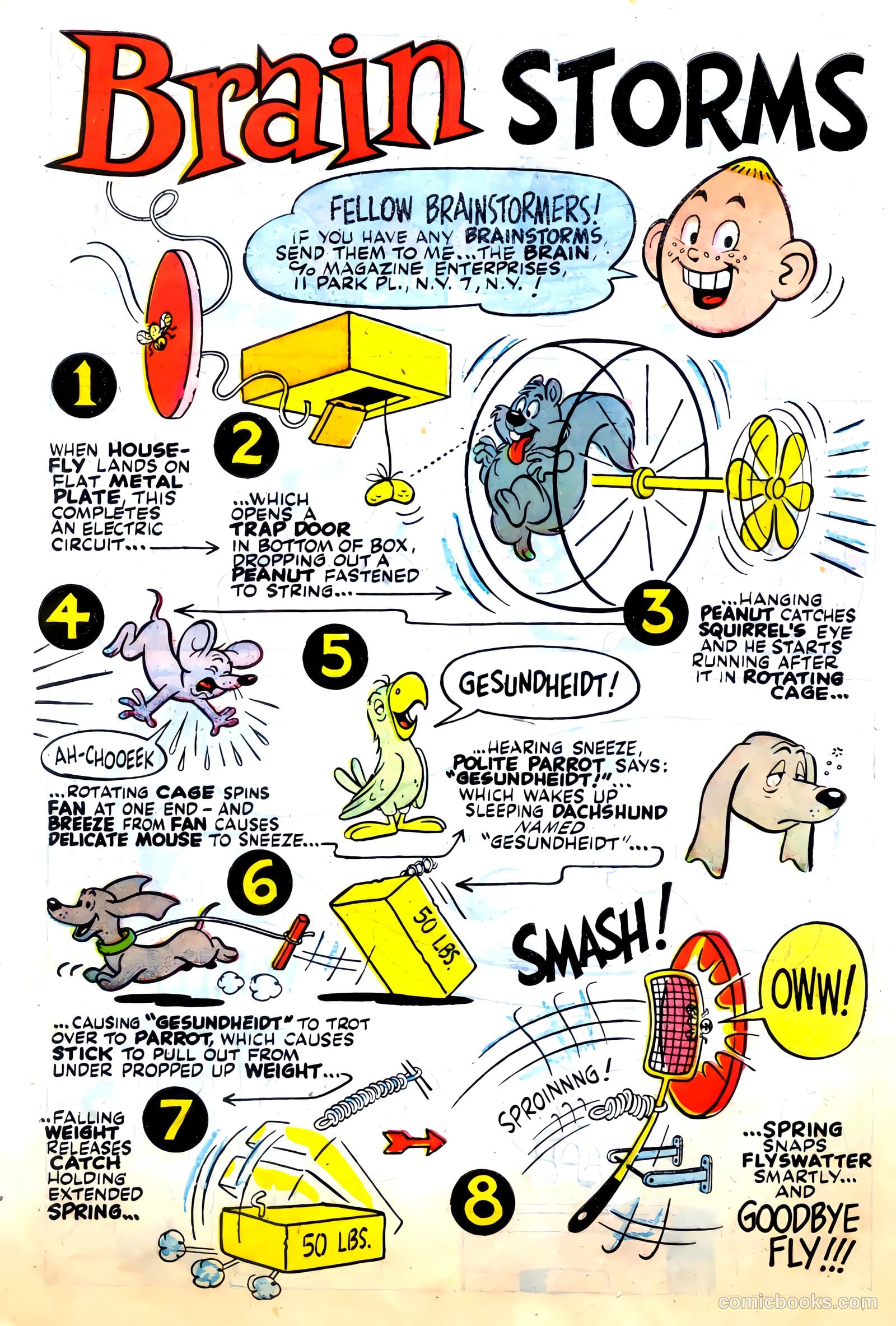 The Brain #4 (1957) — page 32 of 36