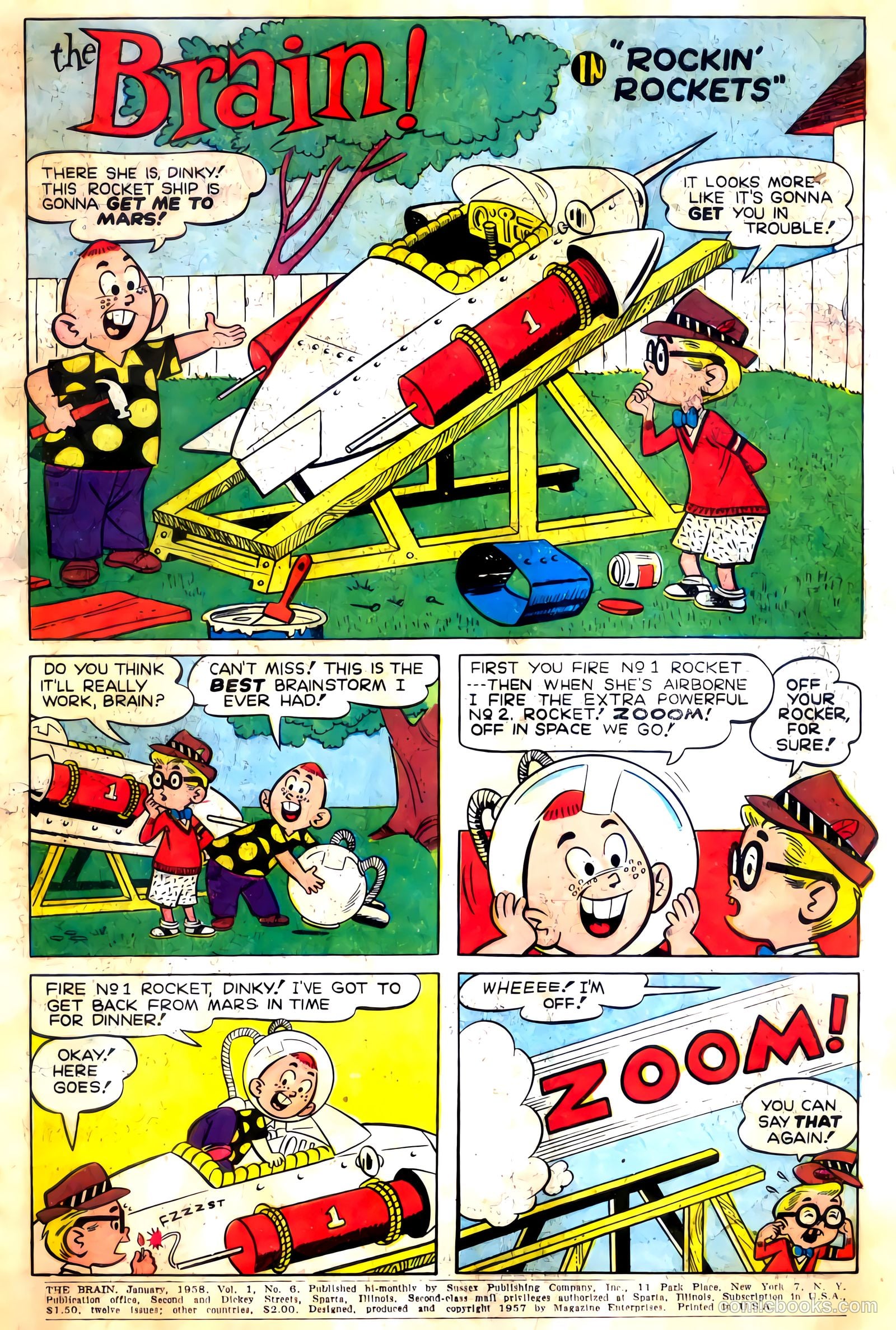 The Brain #6 (1958) — page 3 of 36
