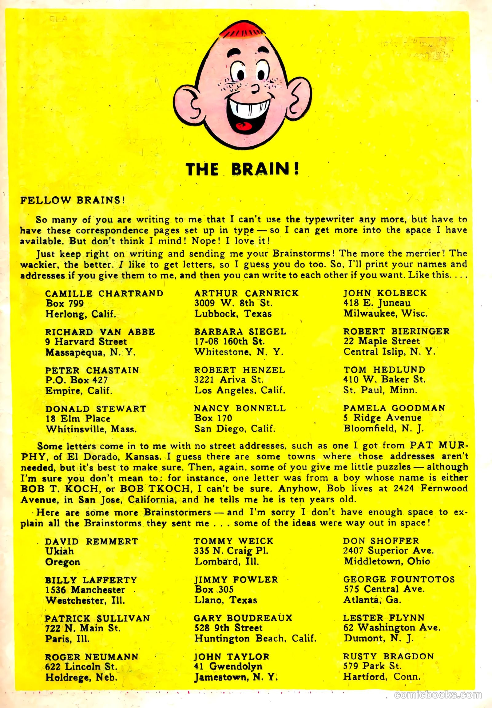 The Brain #6 (1958) — page 25 of 36