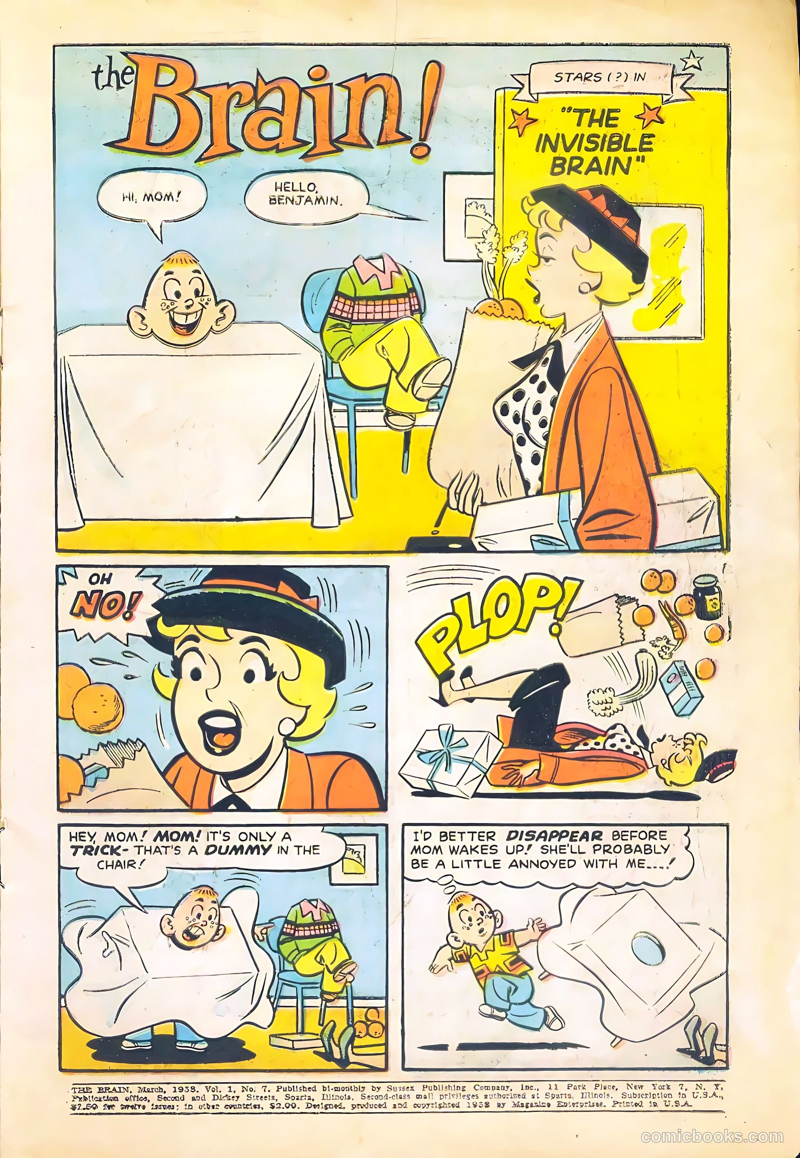 The Brain #7 (1958) — page 3 of 36