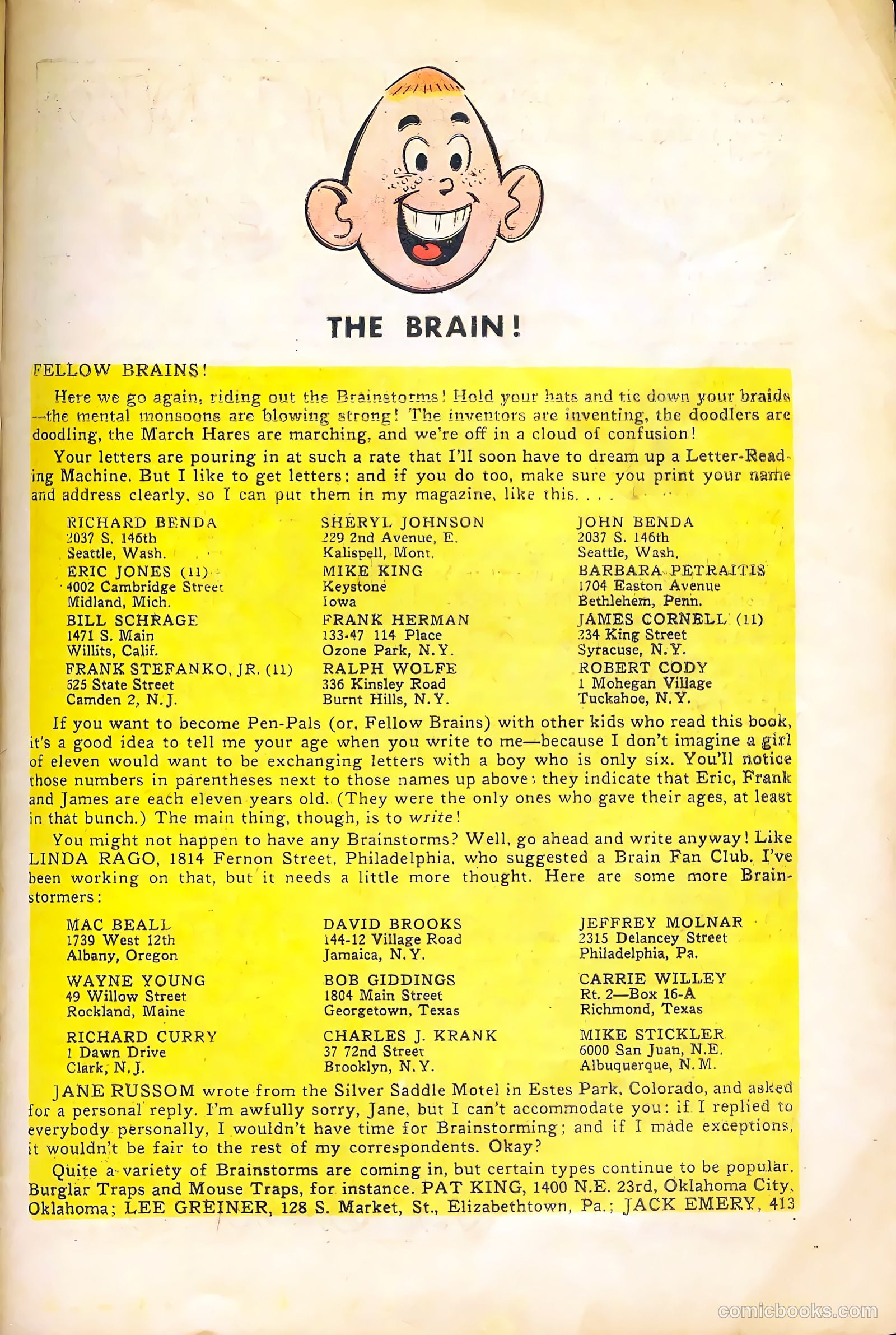 The Brain #7 (1958) — page 27 of 36