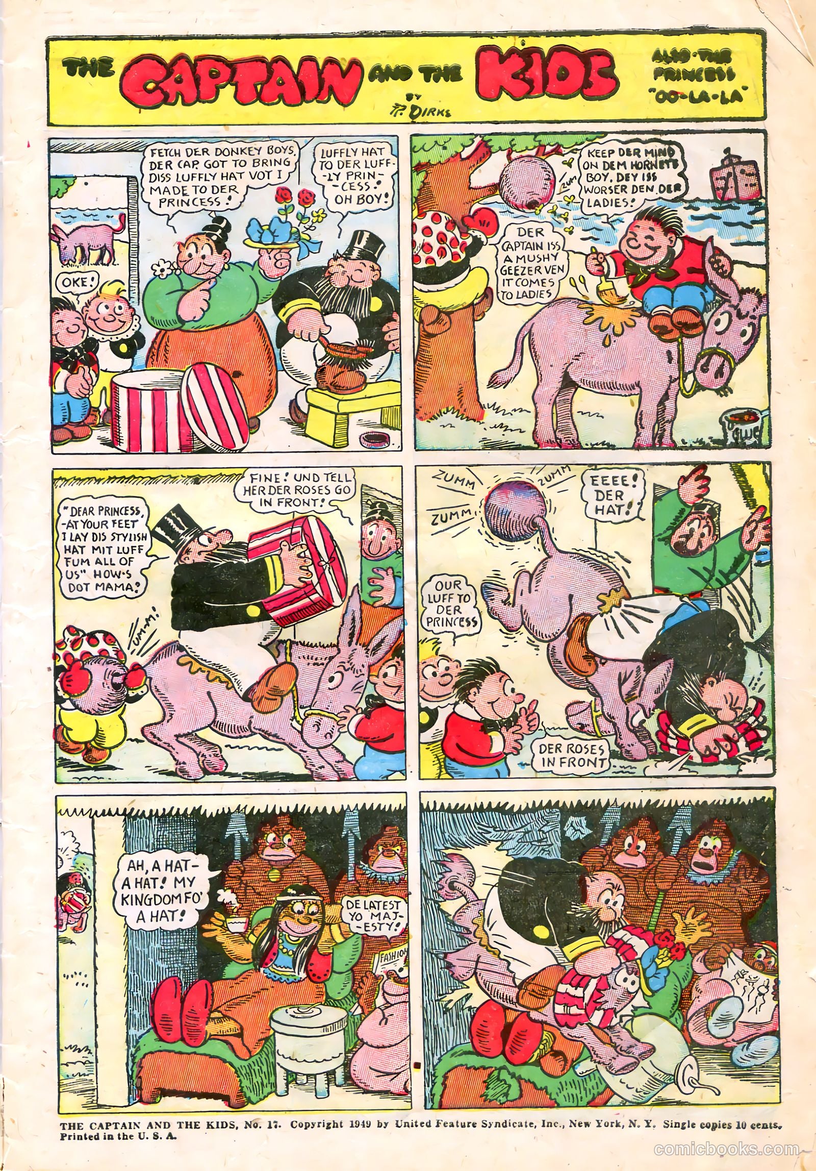 The Captain and the Kids #17 (1949) — page 3 of 36